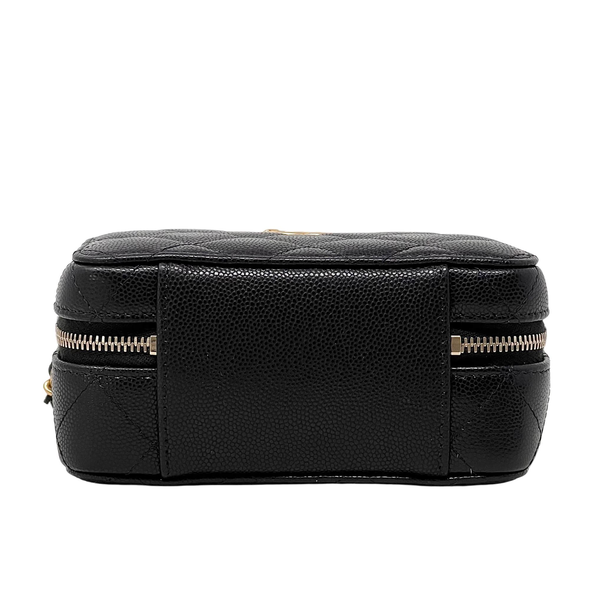 Chanel Black Caviar Twist Your Buttons Camera Bag