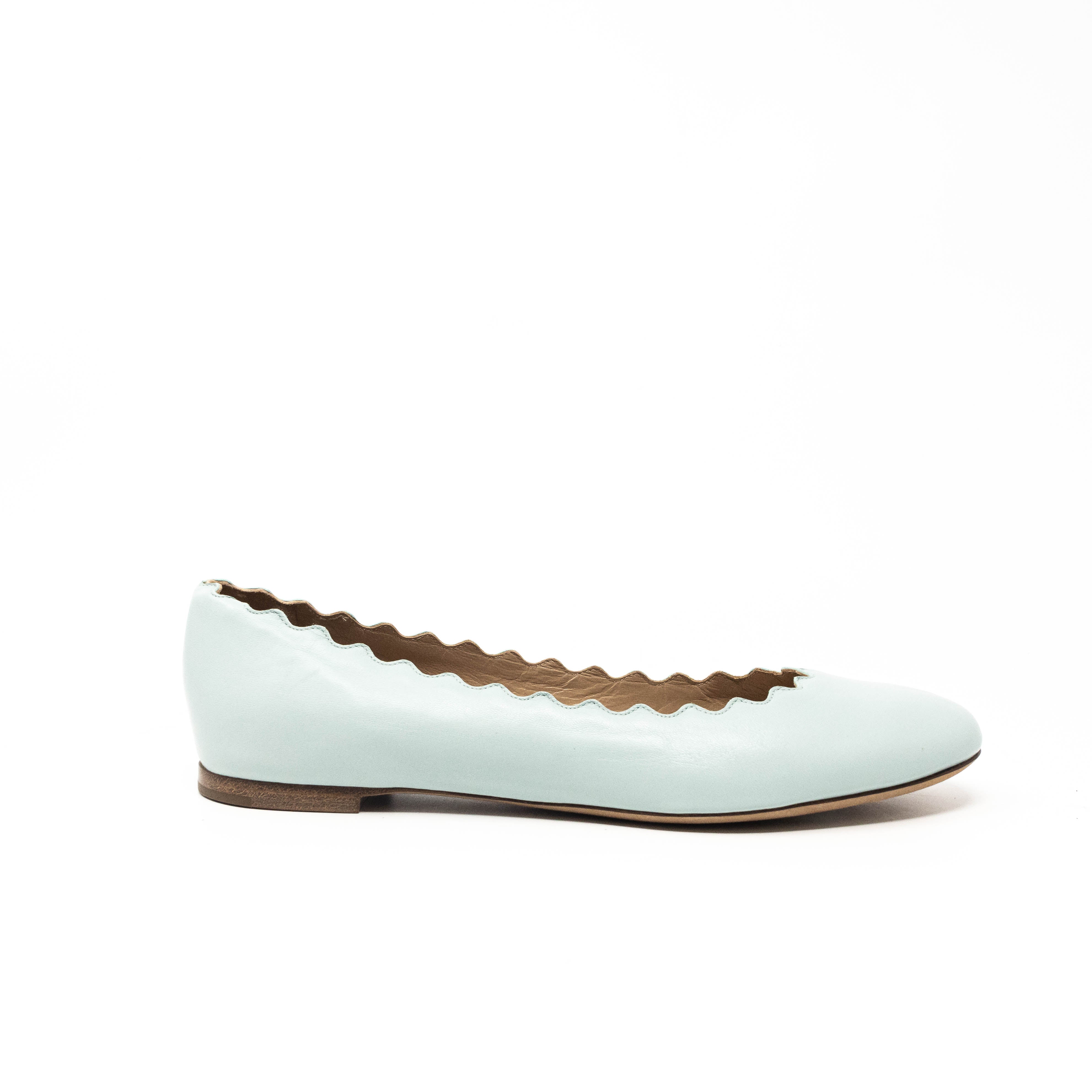 Chloe Blue Gabes Flats 37.5