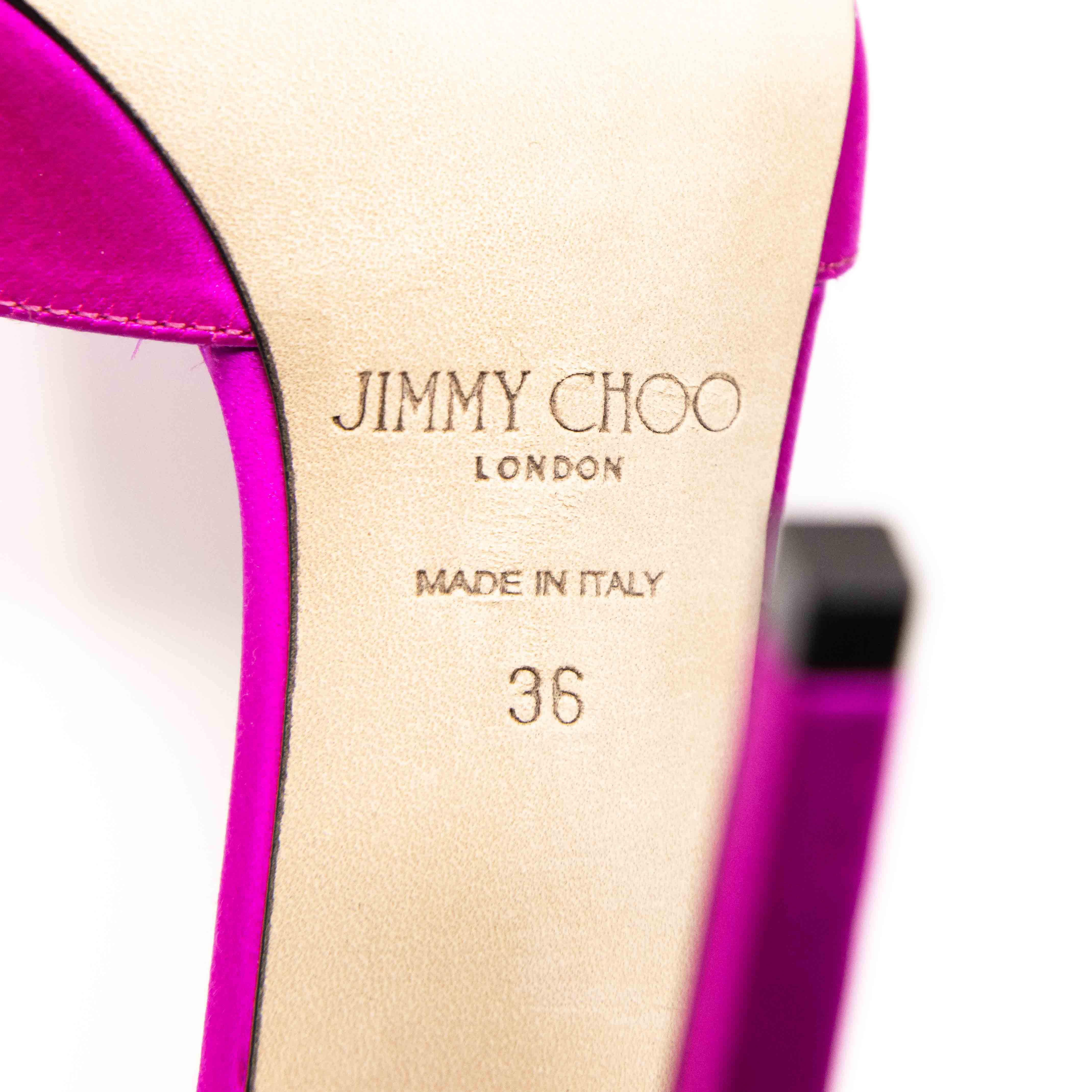 Jimmy Choo Fuchsia Liu Sandals 36