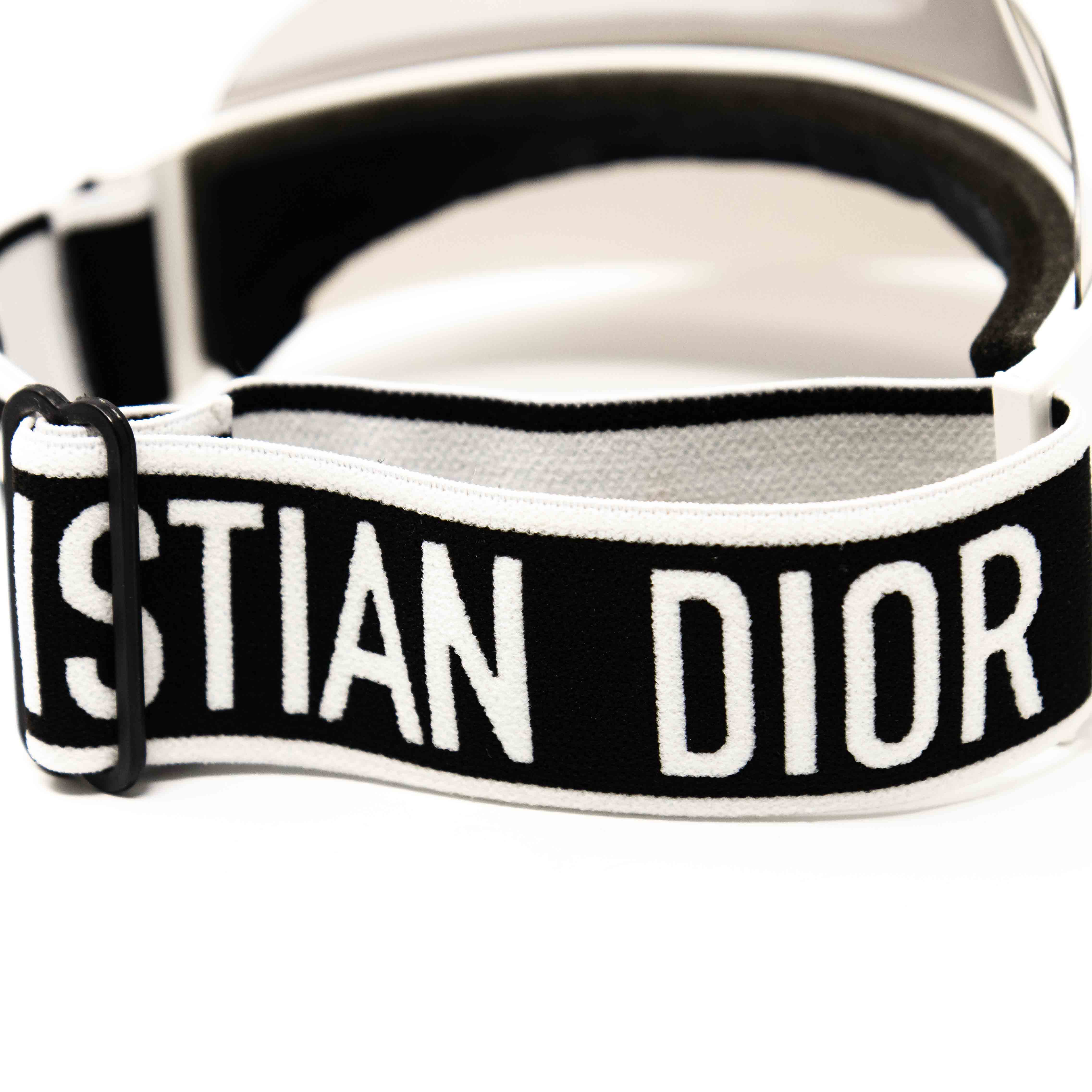 Dior White & Black DiorClub1 Visor