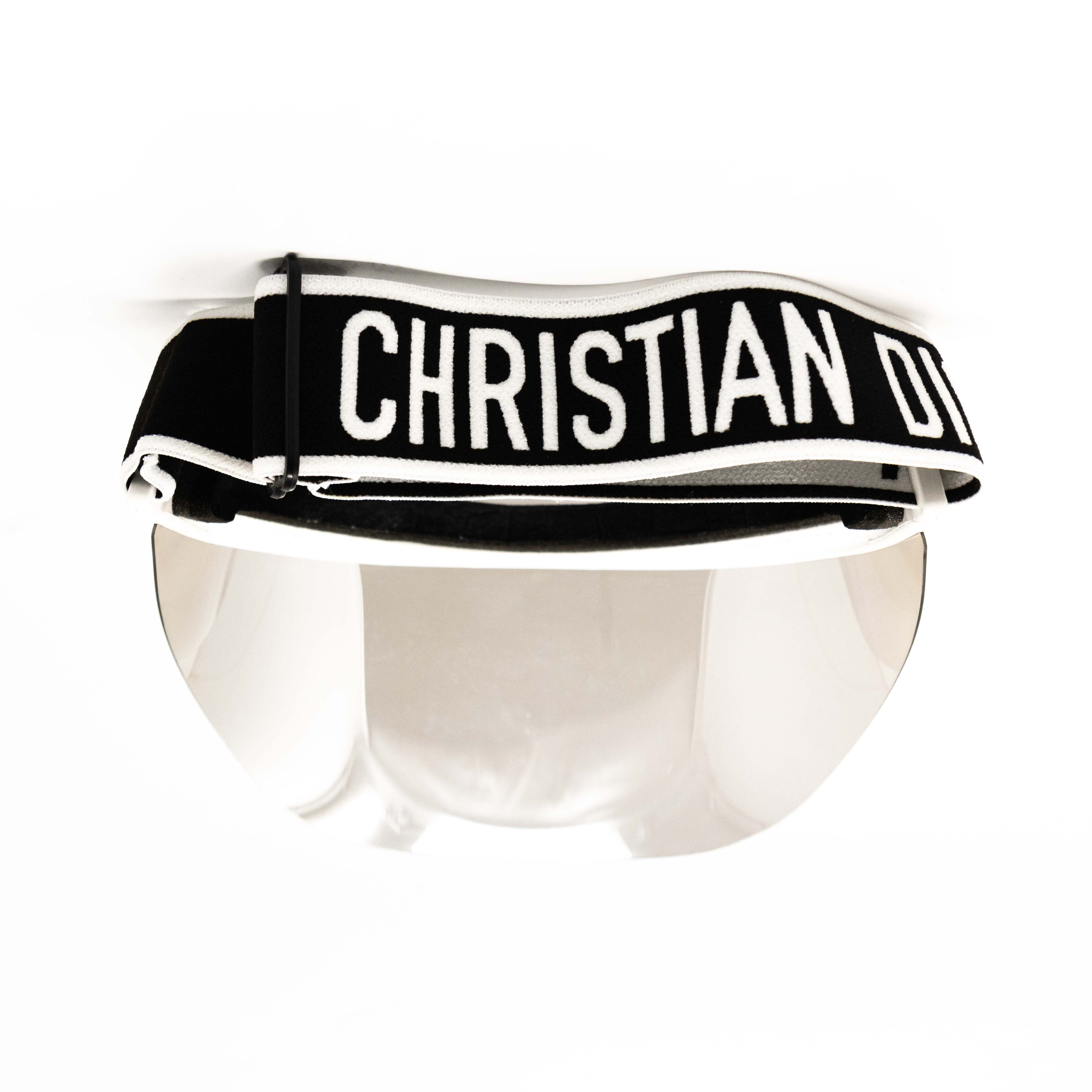 Dior White & Black DiorClub1 Visor