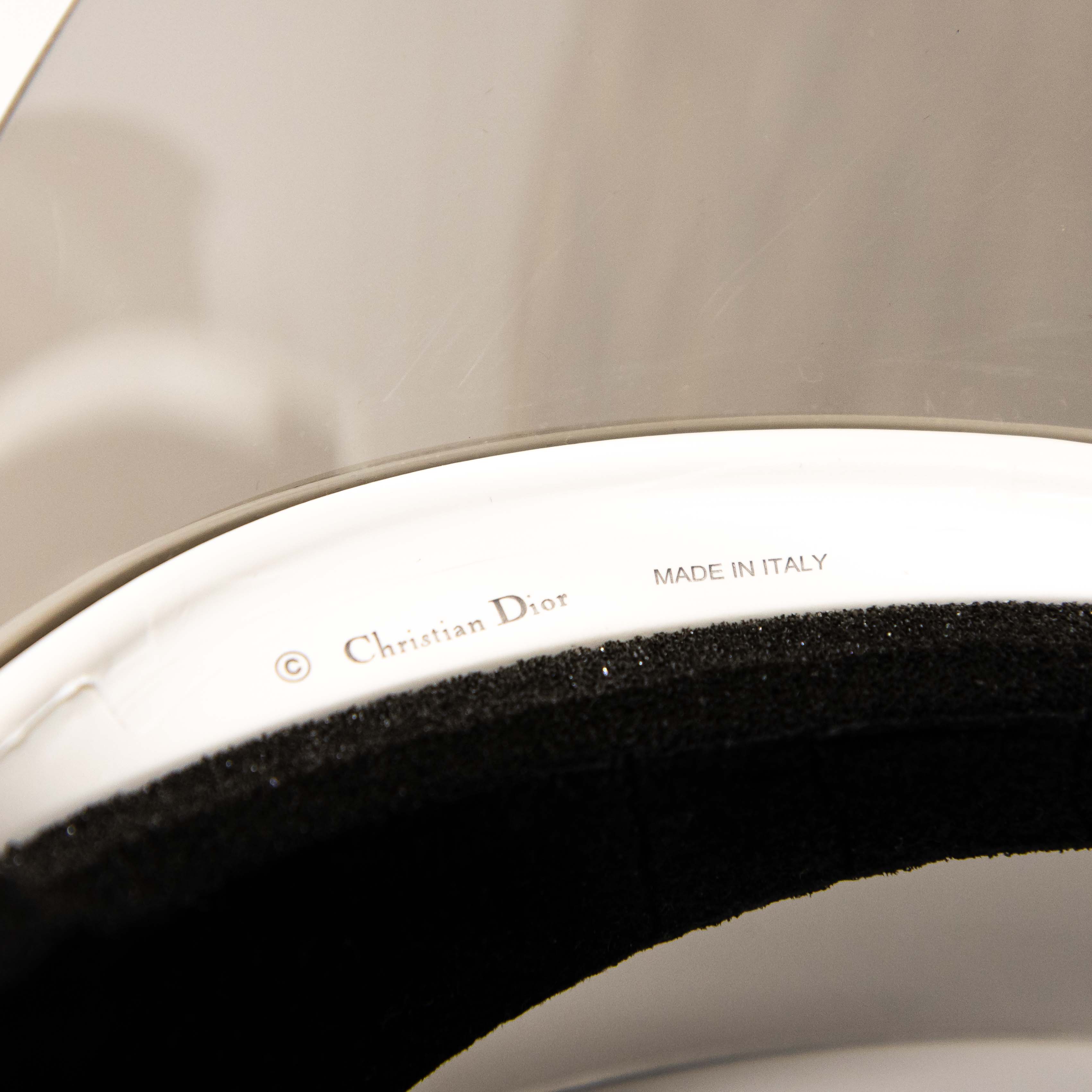 Dior White & Black DiorClub1 Visor