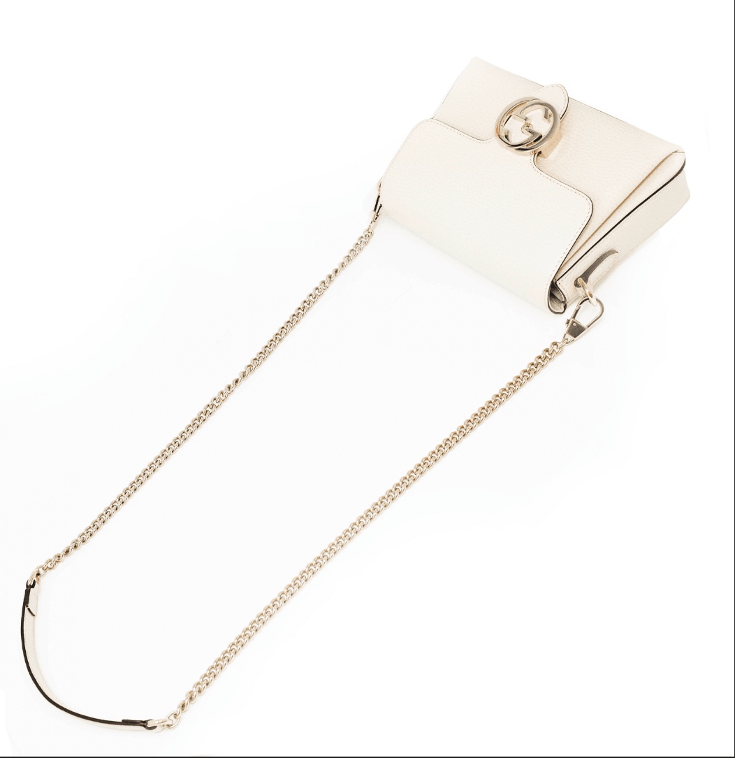 Gucci White Interlocking GG Bag