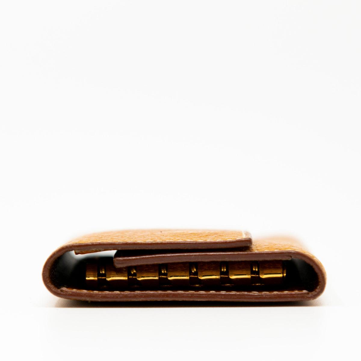 Hermes Gold Chevre 6 Key Holder