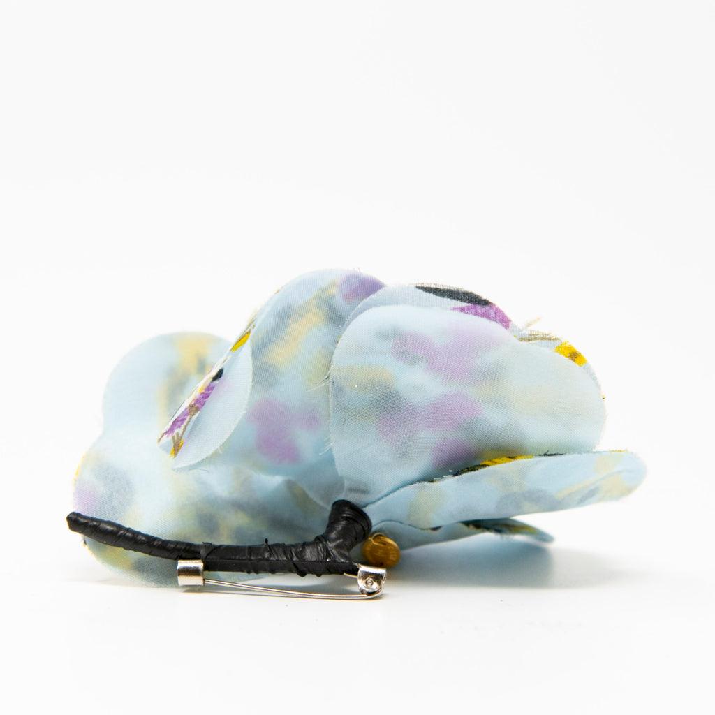 Chanel Vintage Graffiti Camellia Brooch