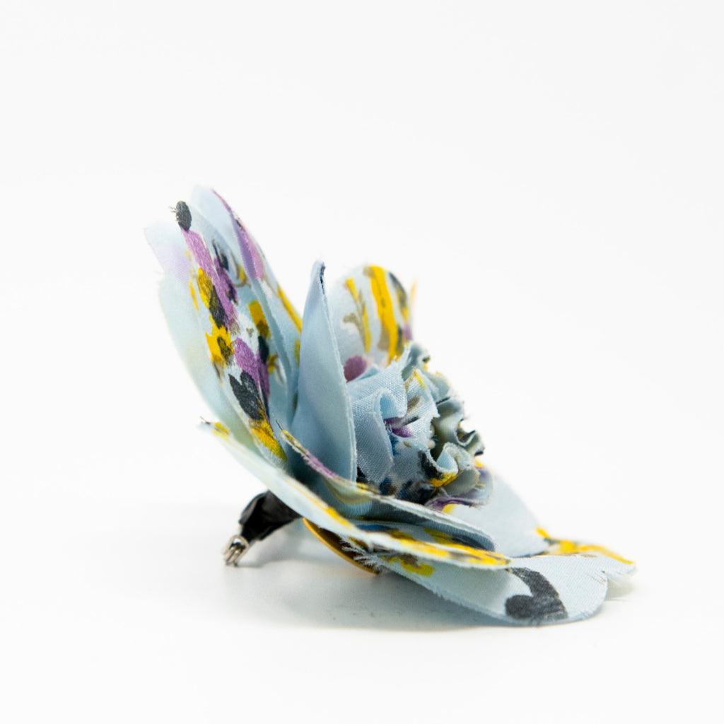 Chanel Vintage Graffiti Camellia Brooch