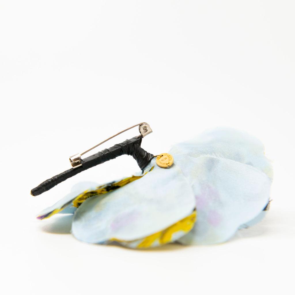Chanel Vintage Graffiti Camellia Brooch