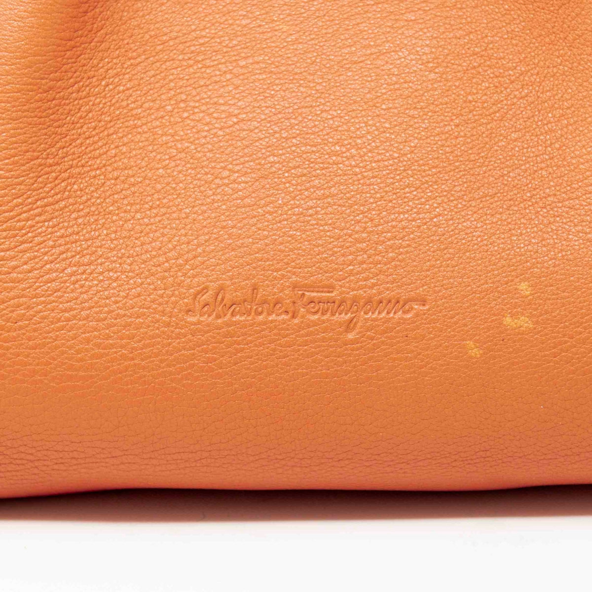Ferragamo Orange Vintage Bag