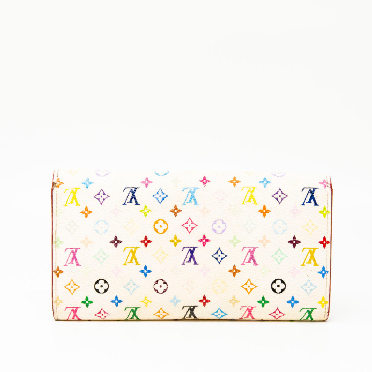 Louis Vuitton White Multicolour Wallet