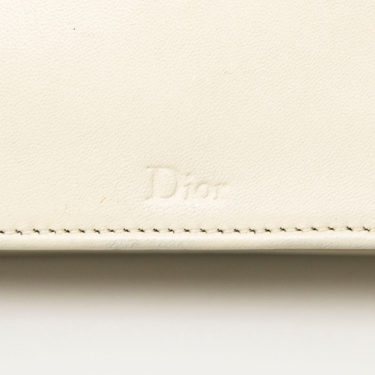 Dior White Small Diorama Flap