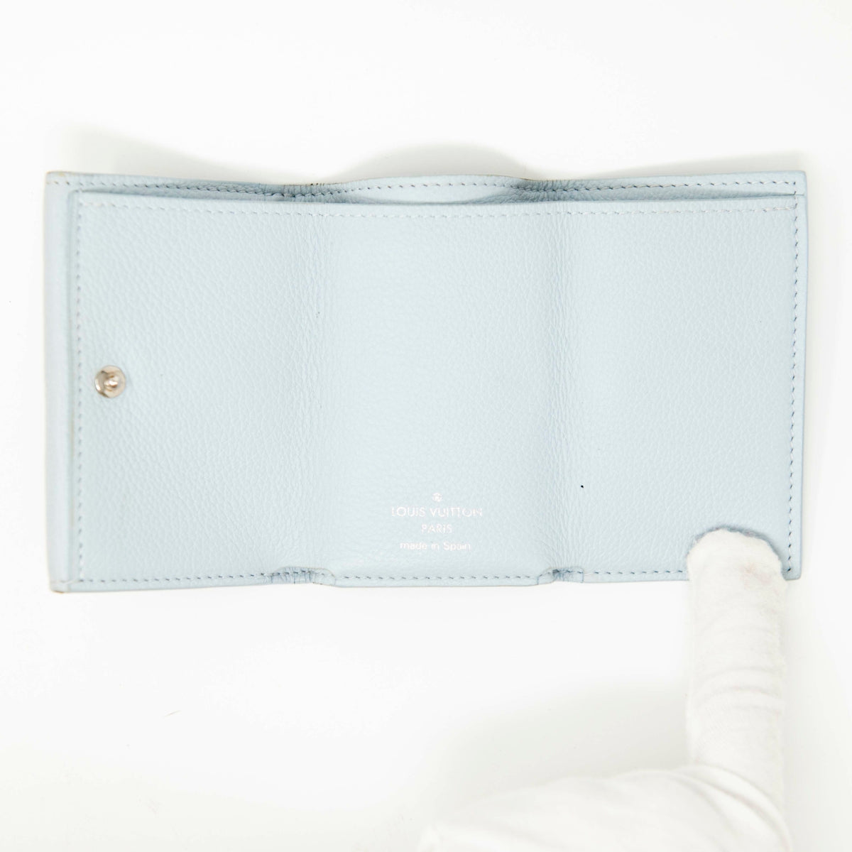 Louis Vuitton Blue Lockmini Wallet