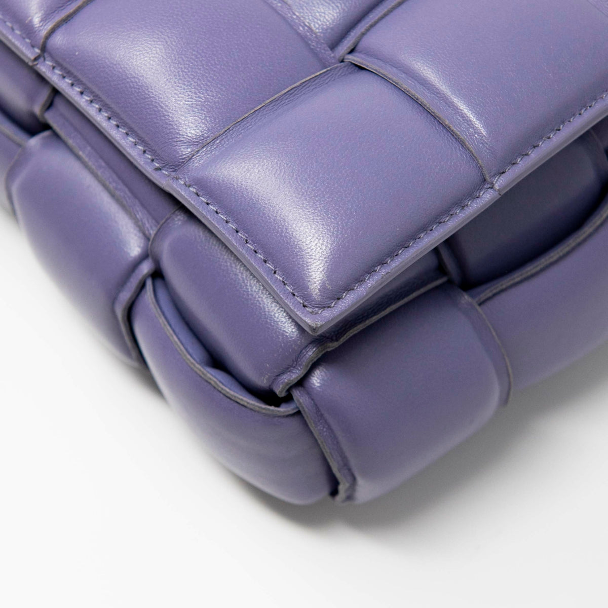 Bottega Veneta Purple Padded Cassette Bag