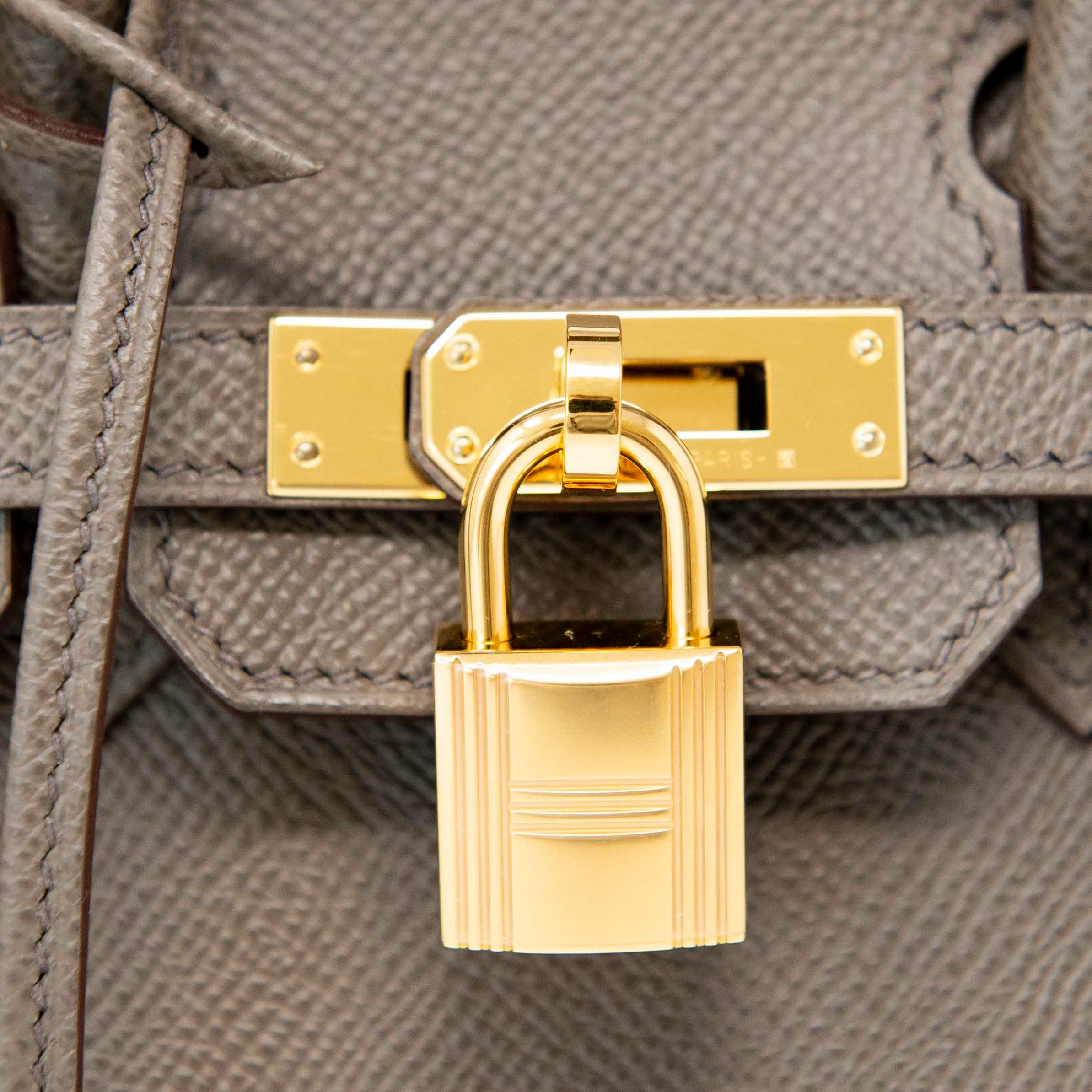Hermes Etain Epsom Birkin Sellier 25