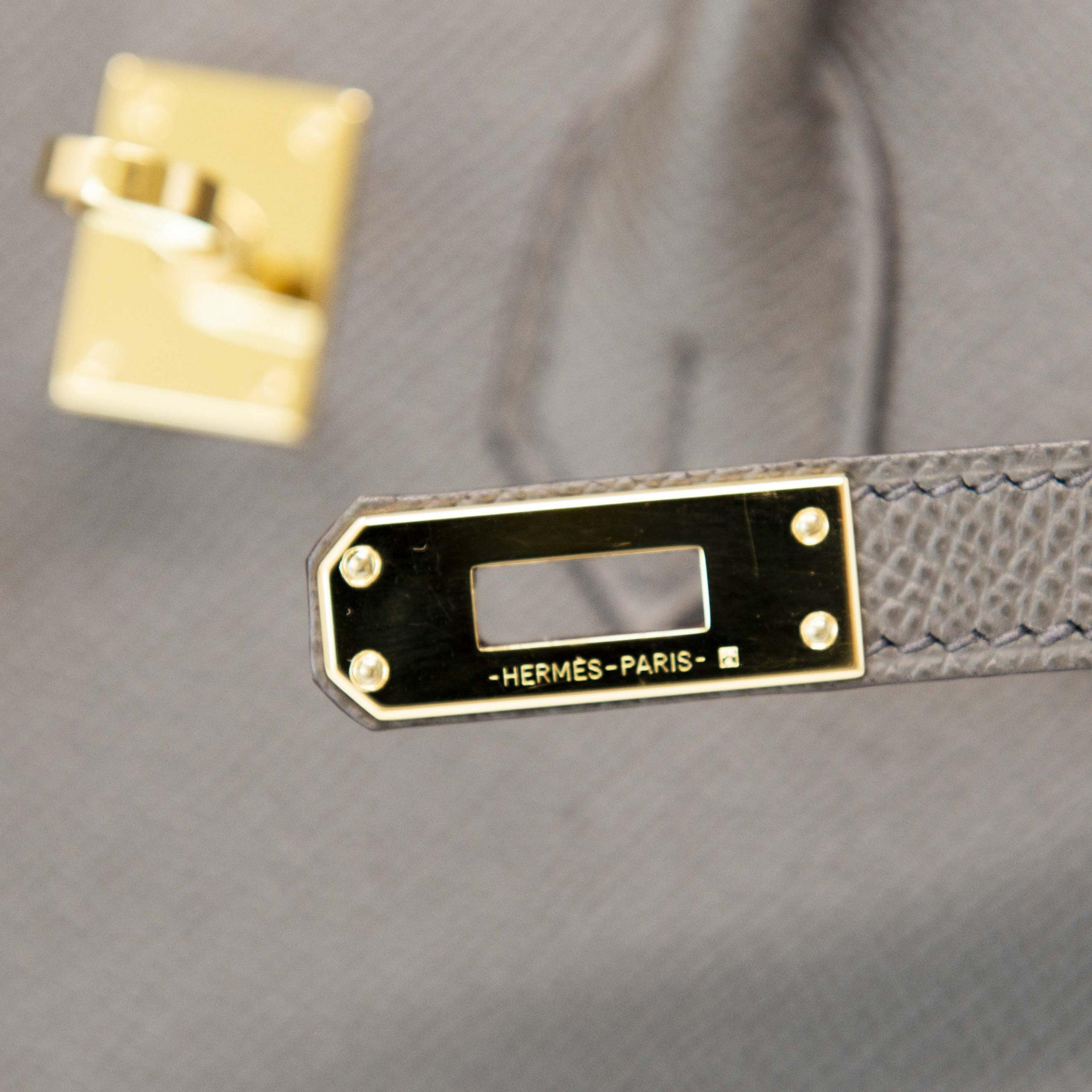 Hermes Etain Epsom Birkin Sellier 25