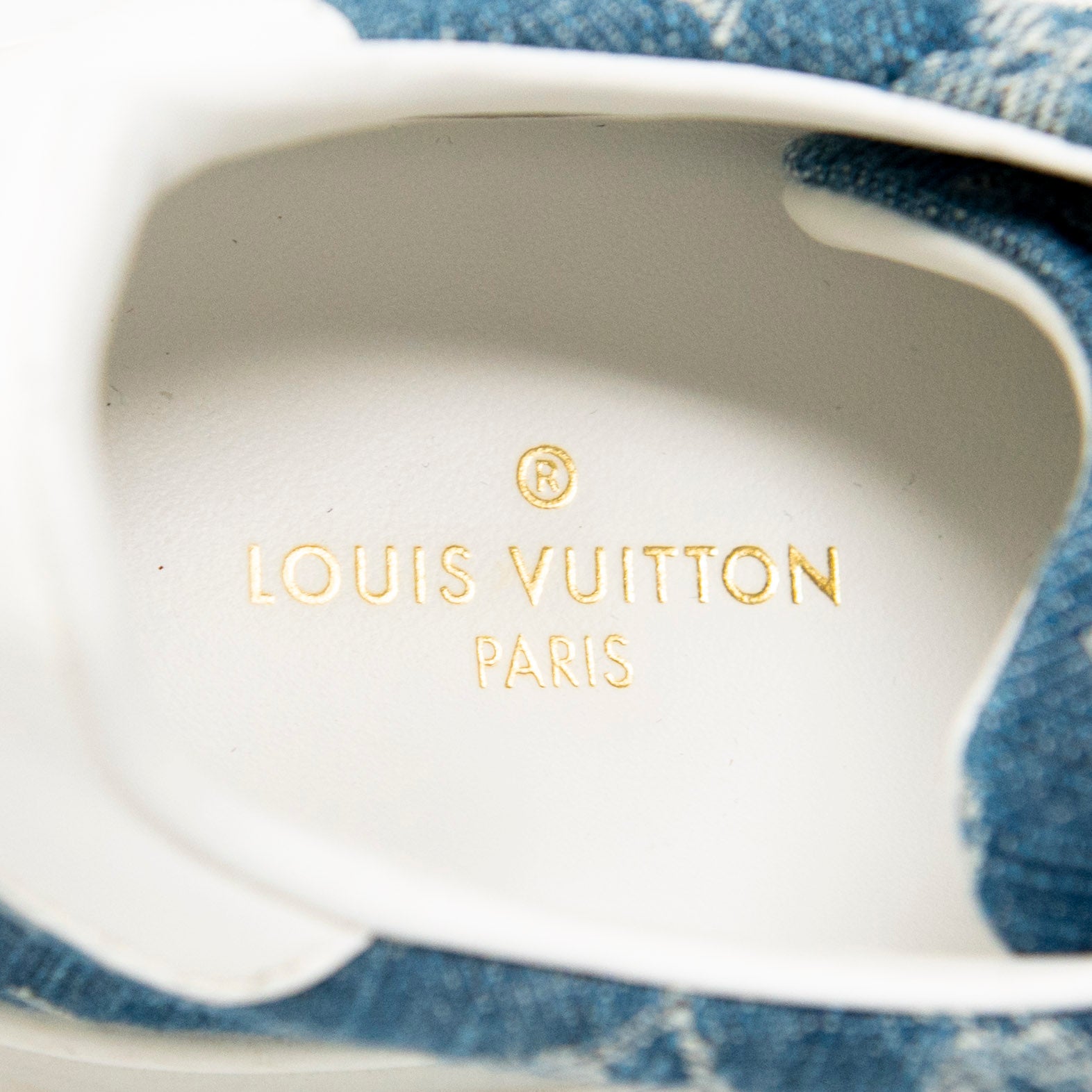 Louis Vuitton Denim Timeout Sneakers 35.5
