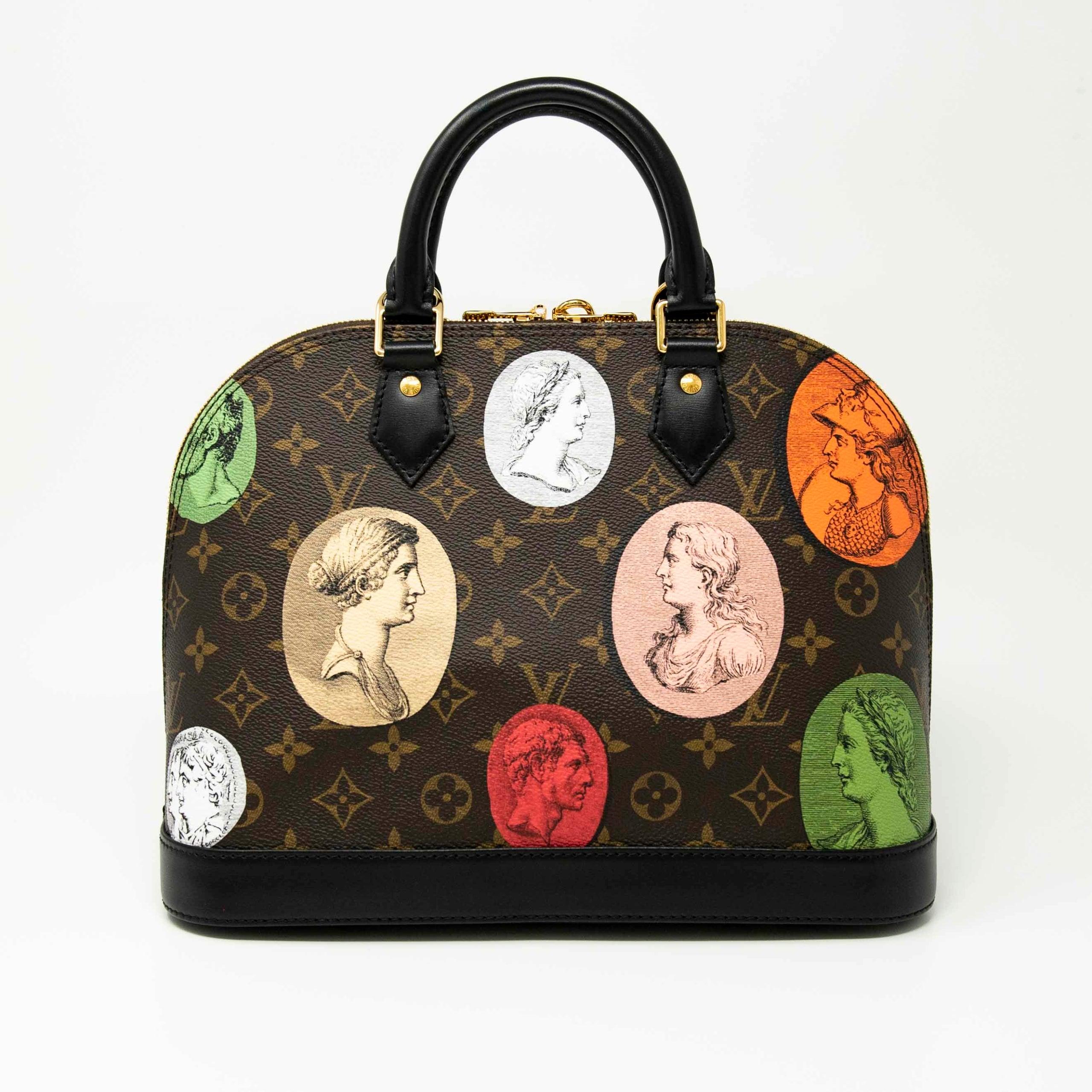 Louis Vuitton Monogram Fornasetti Cameo Alma PM