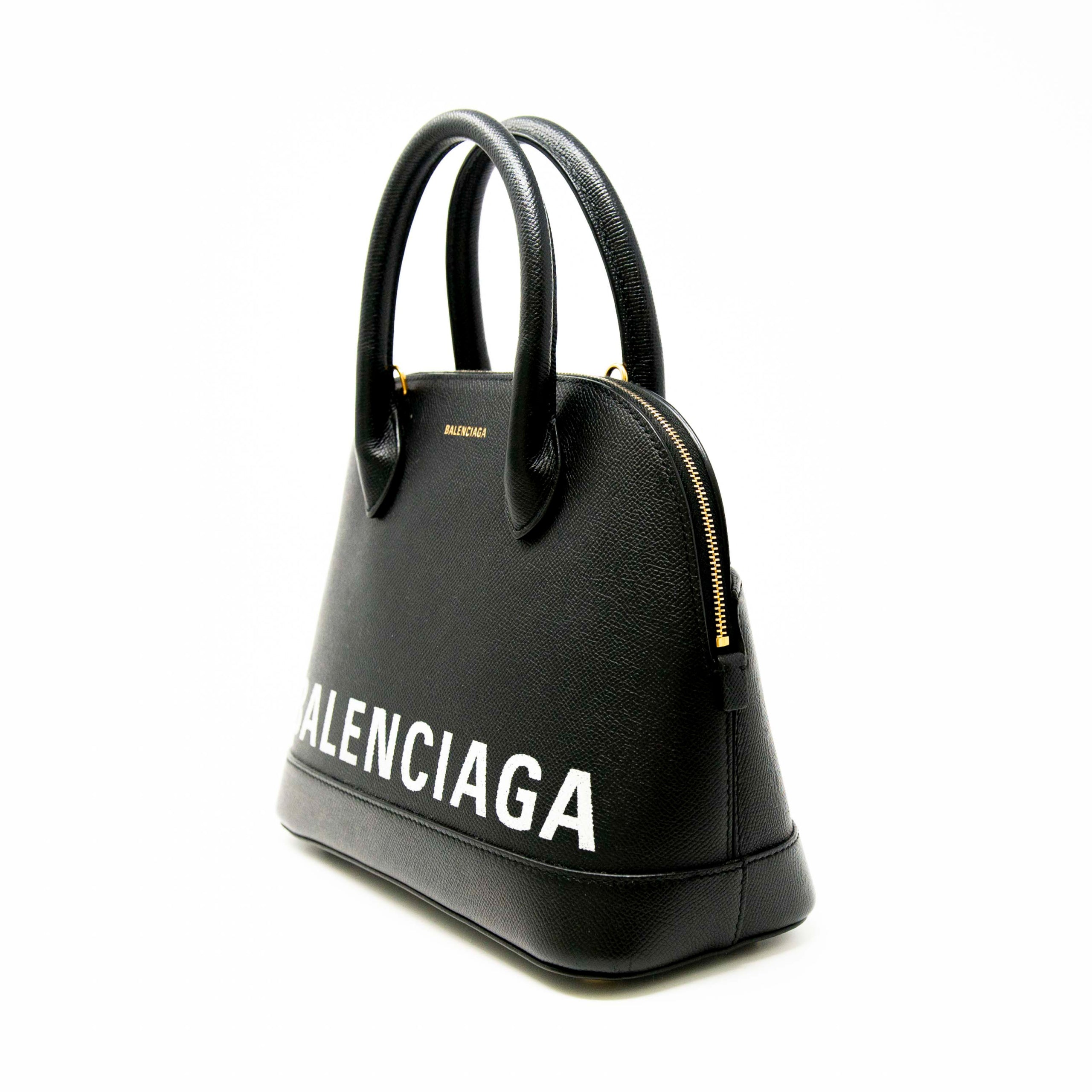 Balenciaga Black Small Ville Bag