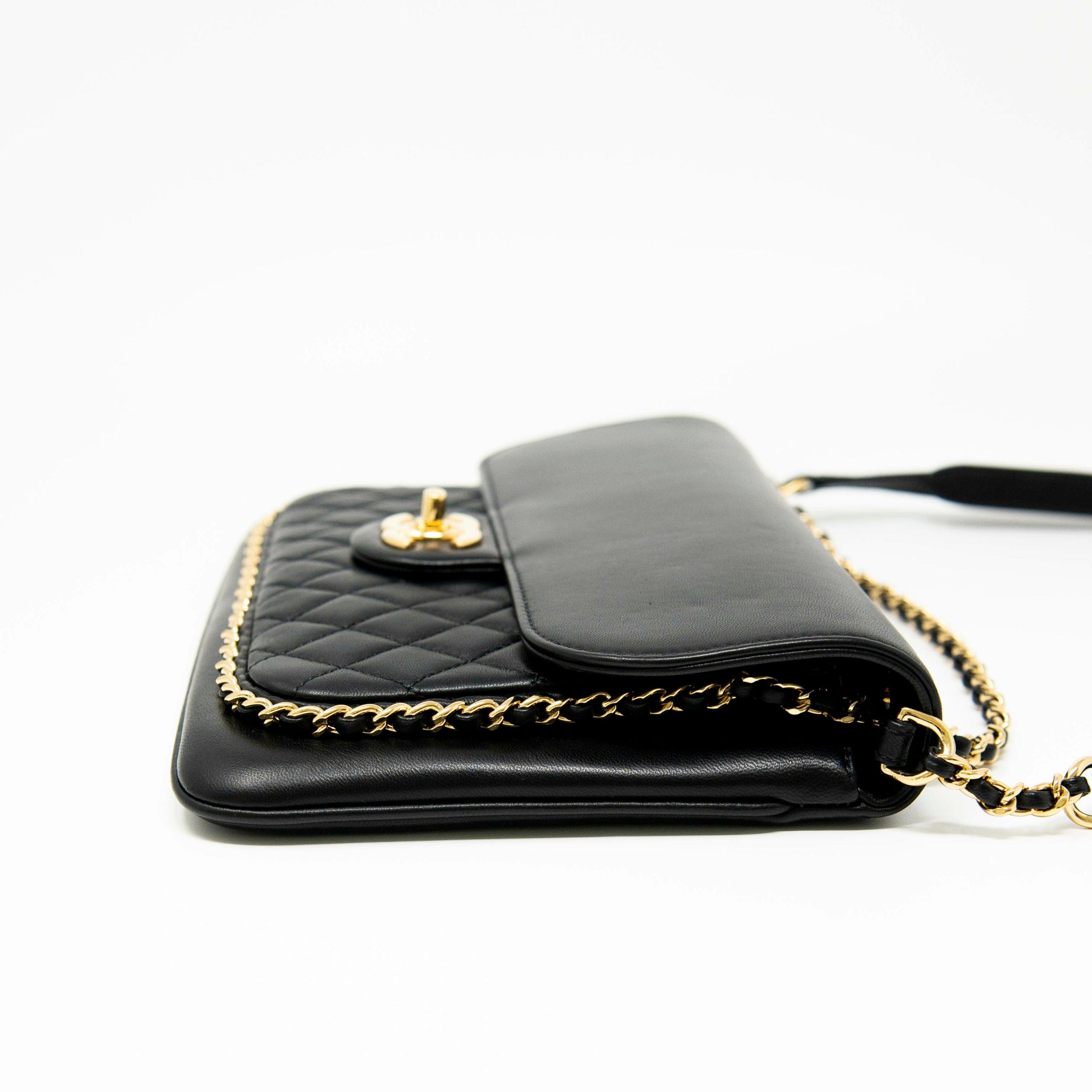 Chanel Black Unchained Flap