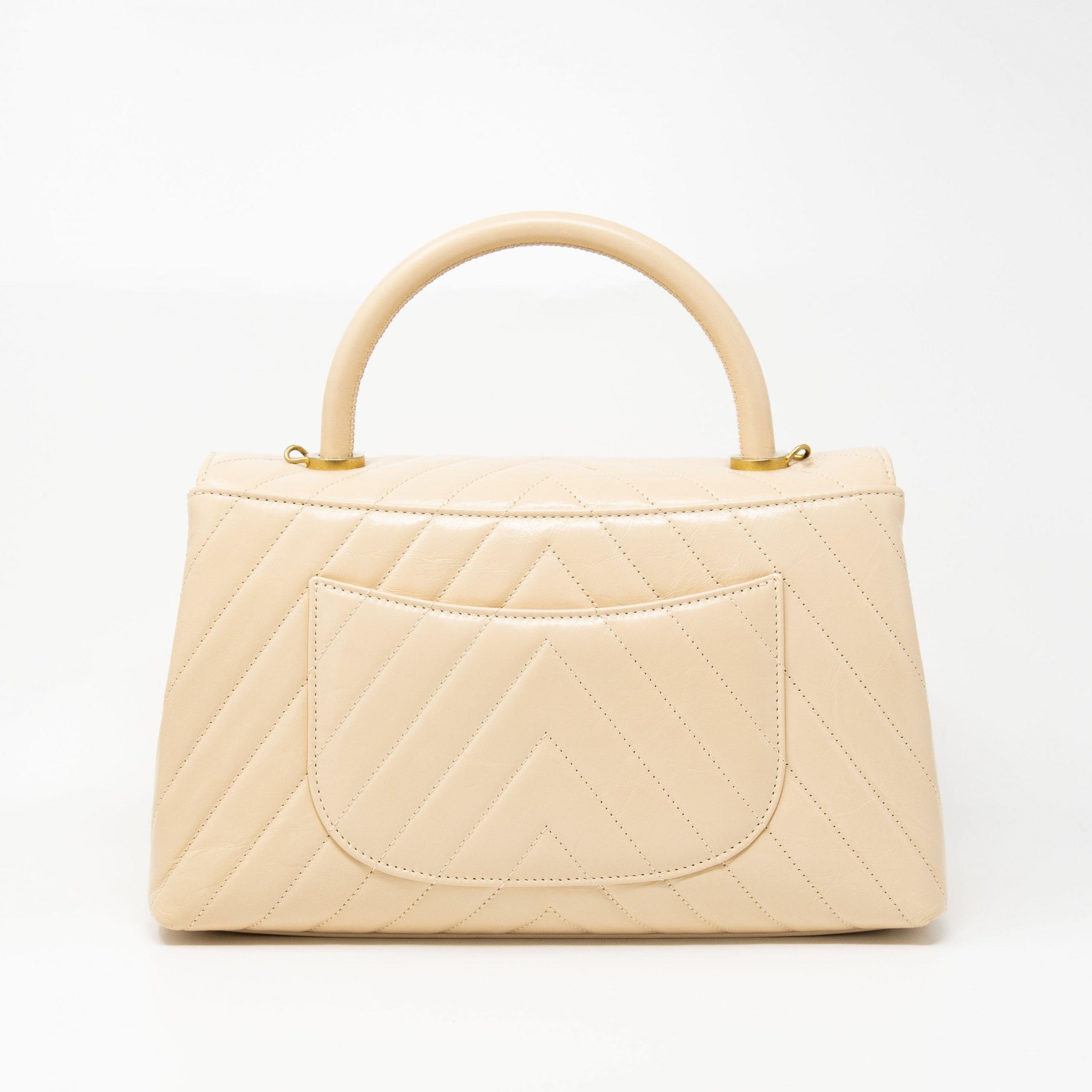 Chanel Beige Medium Coco Handle