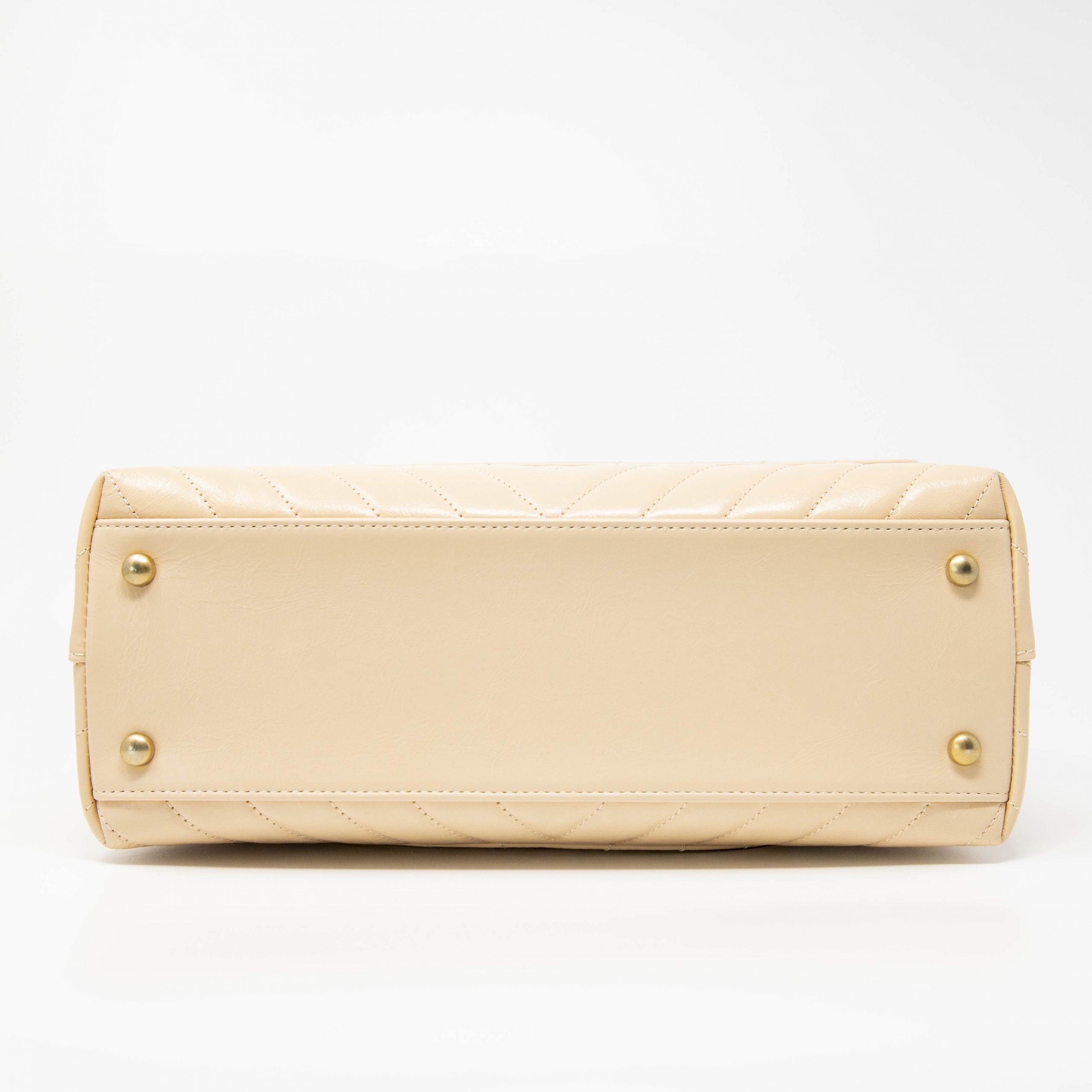 Chanel Beige Medium Coco Handle