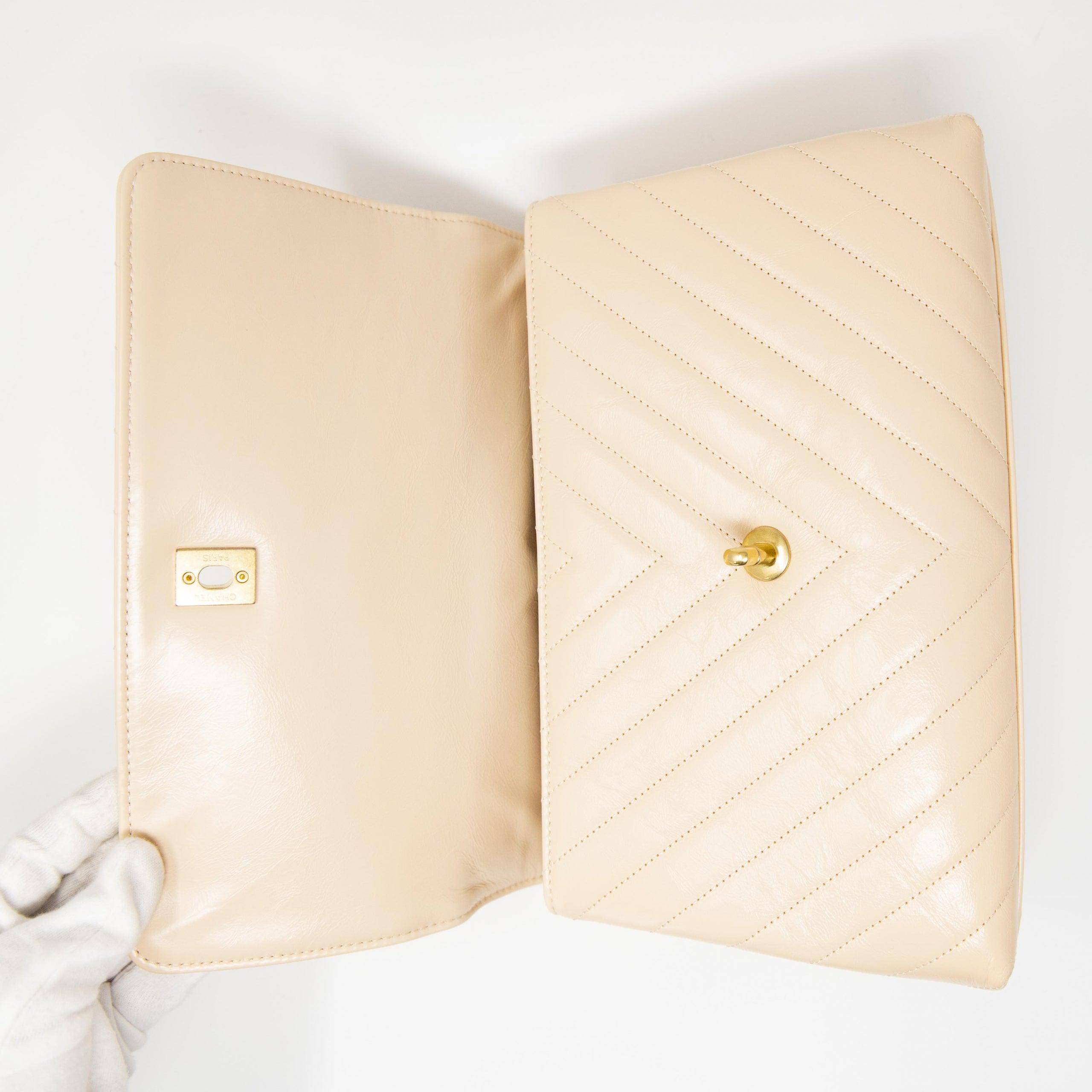 Chanel Beige Medium Coco Handle