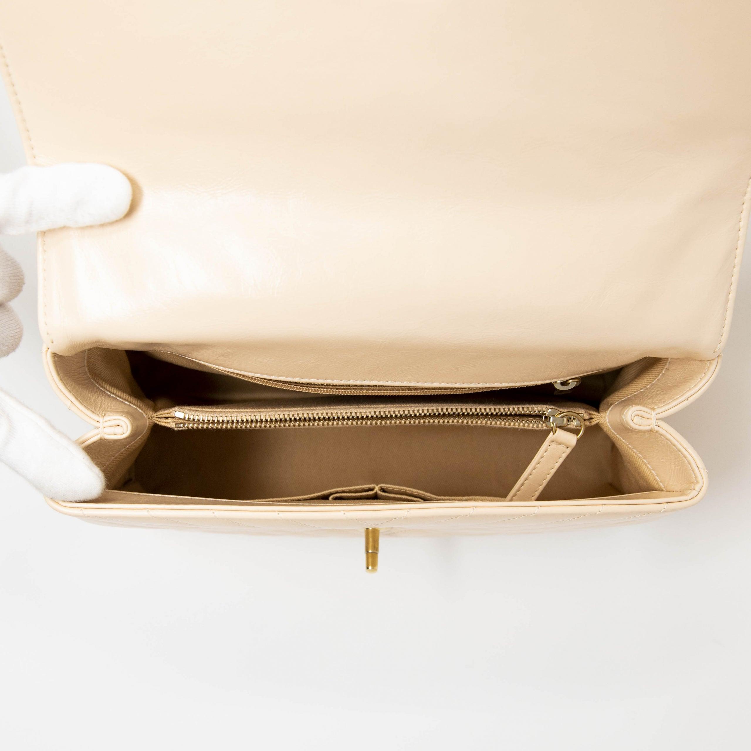 Chanel Beige Medium Coco Handle