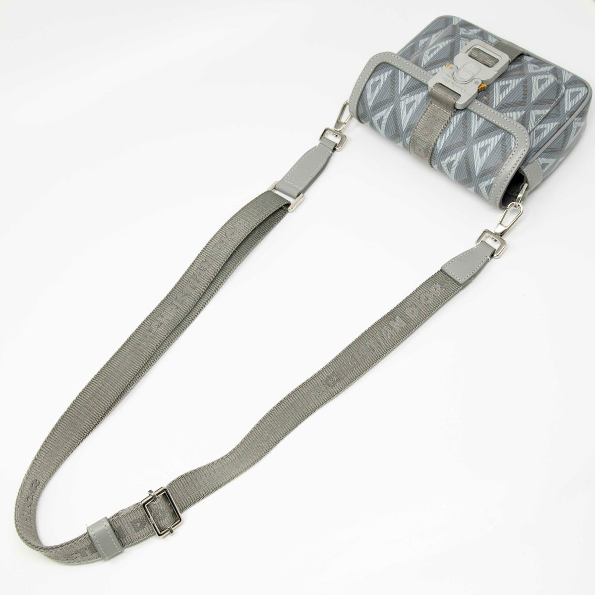 Dior Grey Diamond Mini Hit The Road Bag