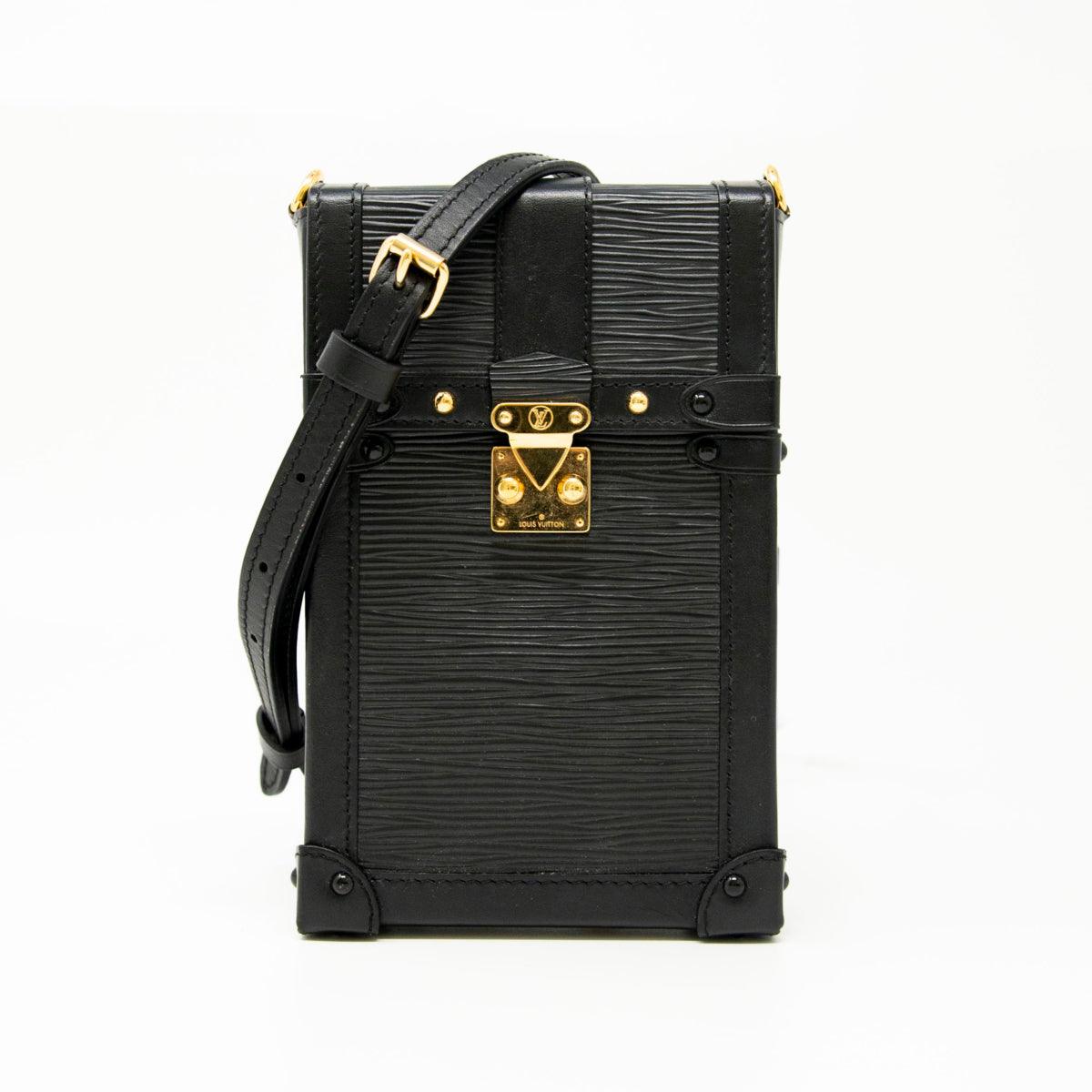 Louis Vuitton Black Vertical Trunk Pochette