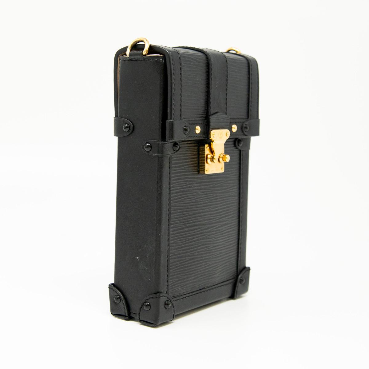 Louis Vuitton Black Vertical Trunk Pochette