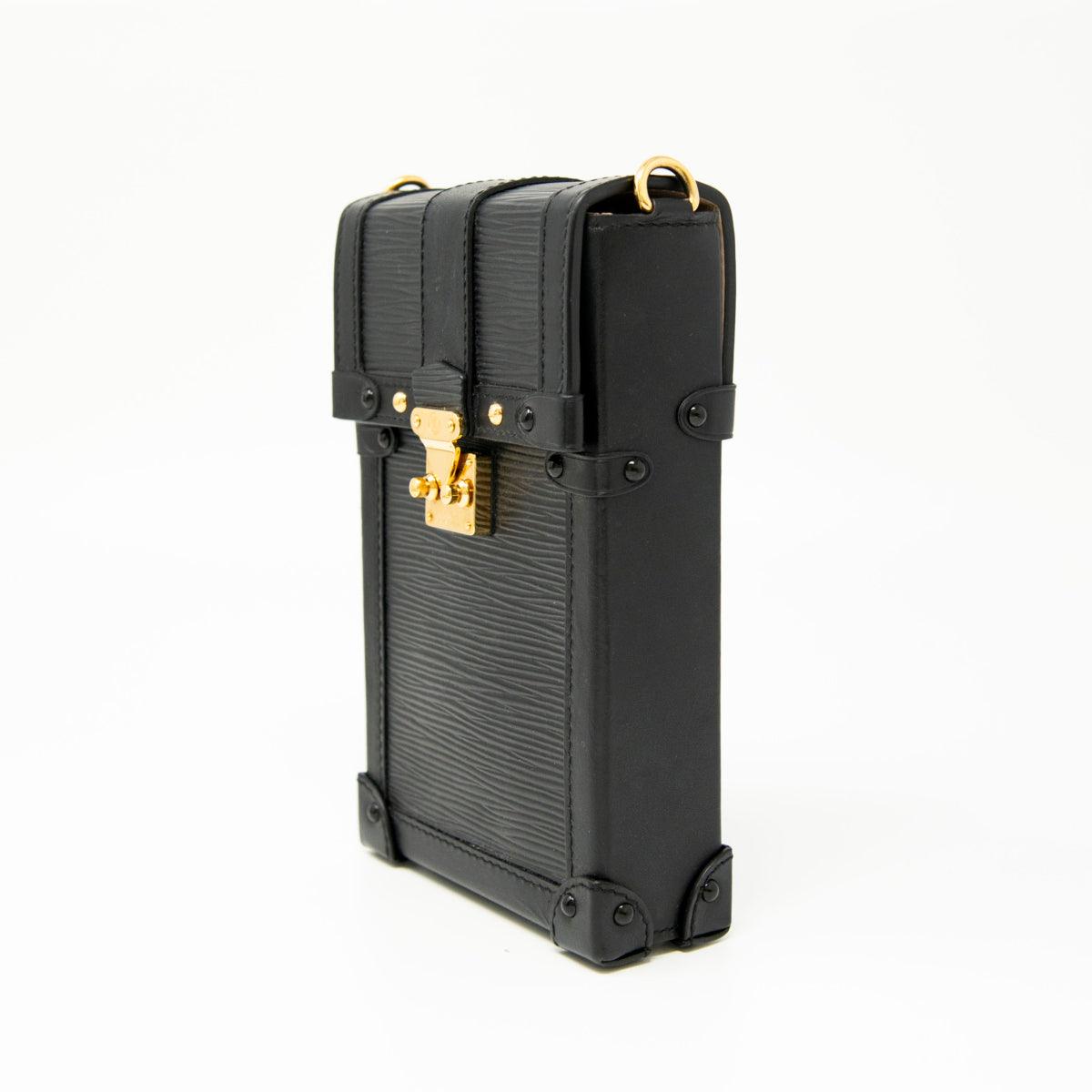 Louis Vuitton Black Vertical Trunk Pochette