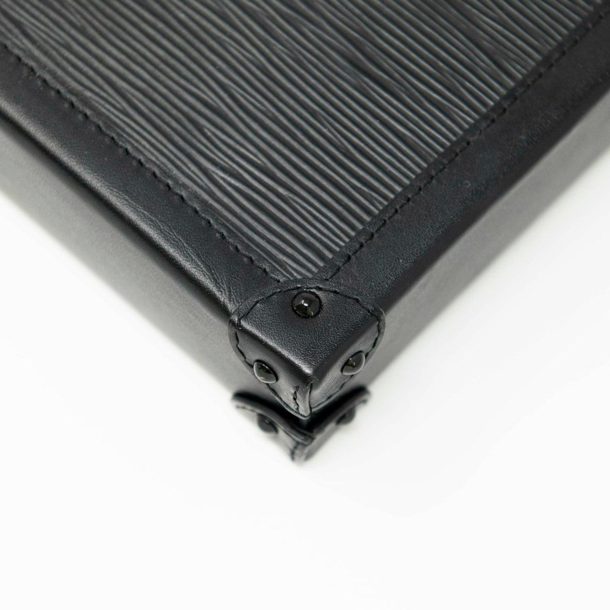 Louis Vuitton Black Vertical Trunk Pochette