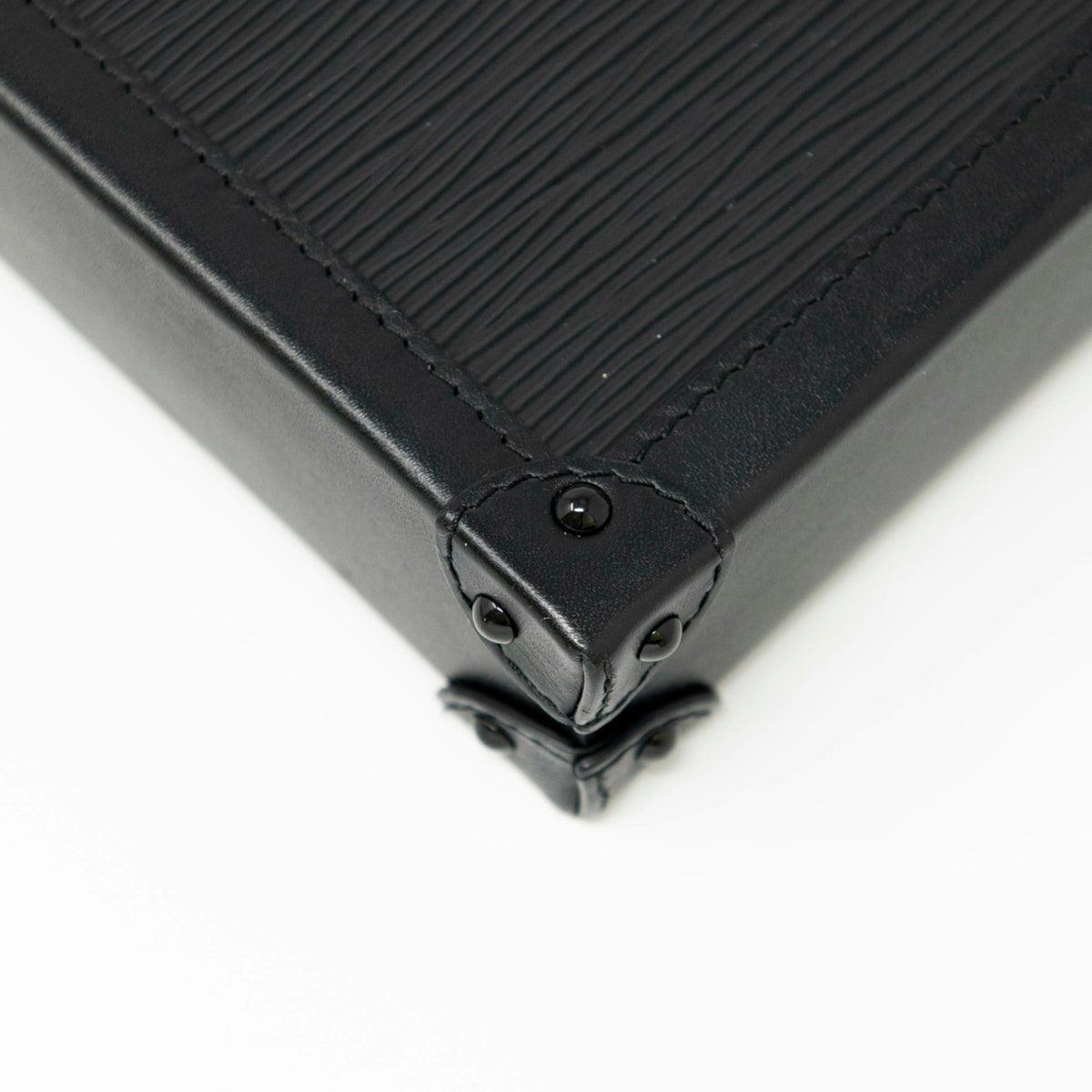 Louis Vuitton Black Vertical Trunk Pochette