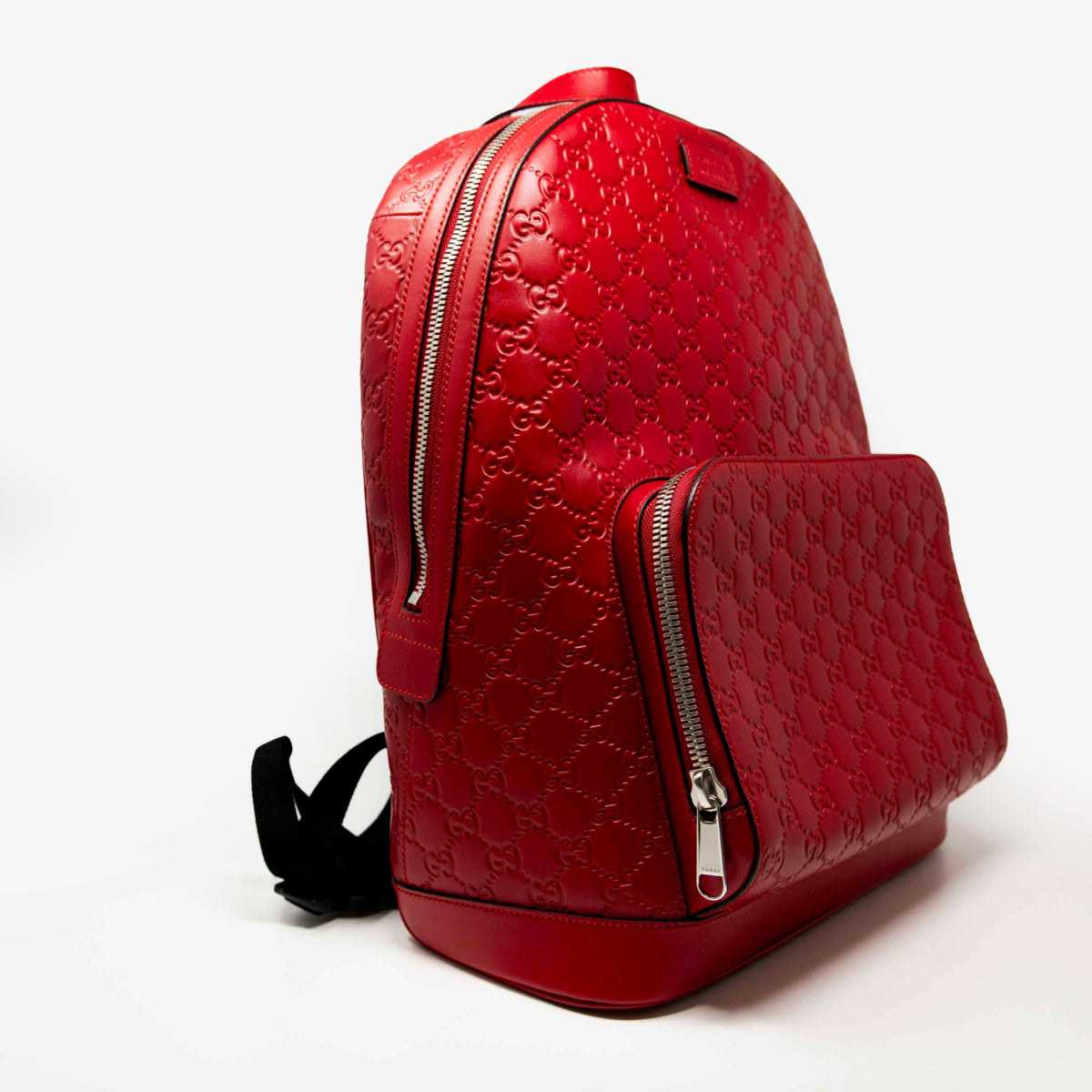 Gucci Red Medium Signature Day Backpack