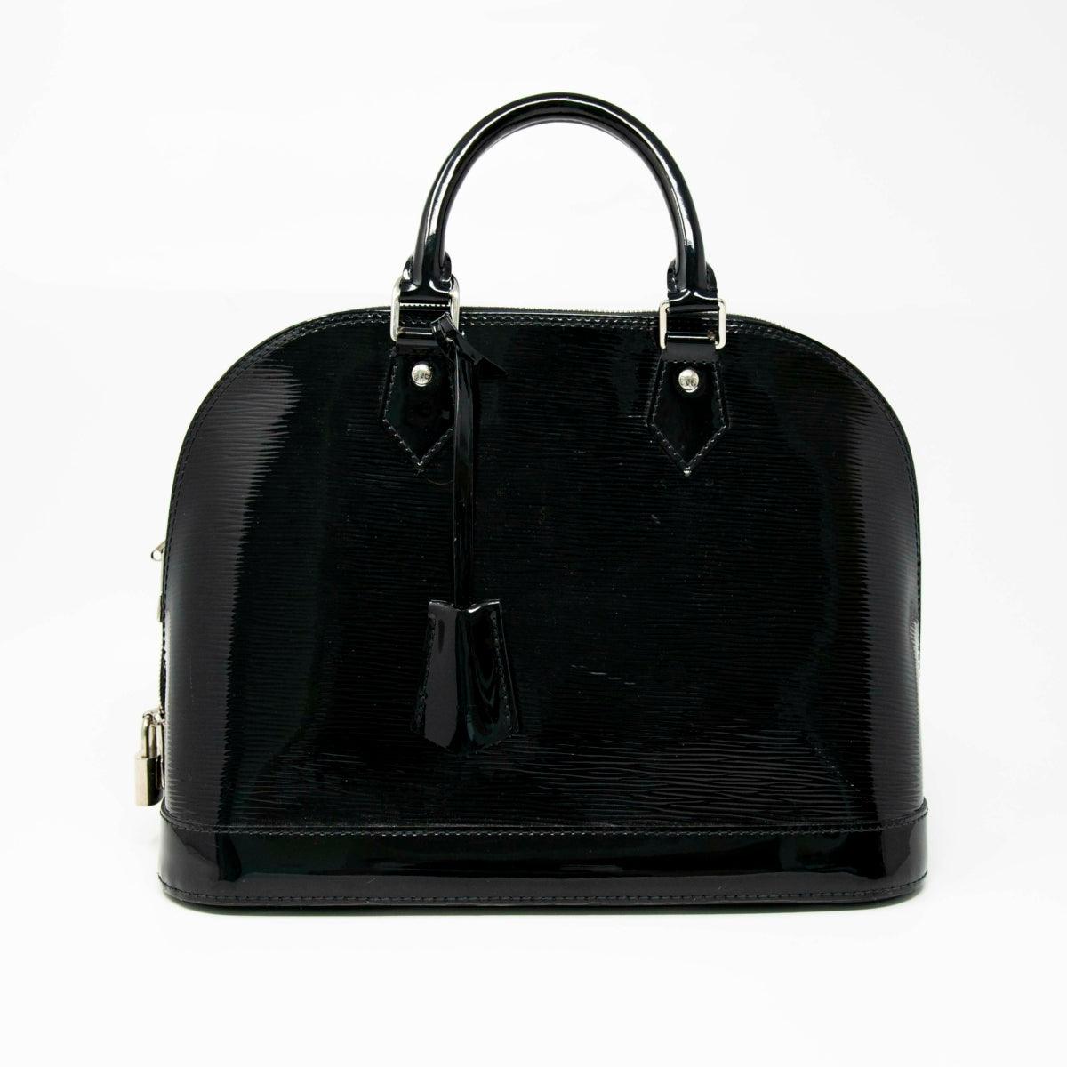 Louis Vuitton Black Electric Alma PM