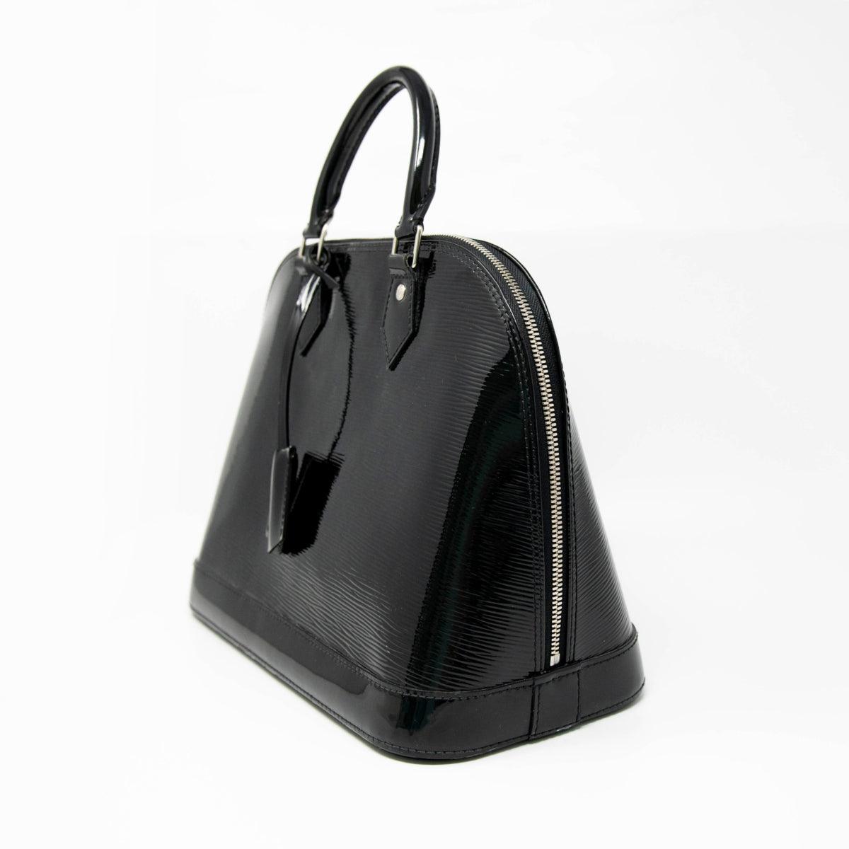 Louis Vuitton Black Electric Alma PM