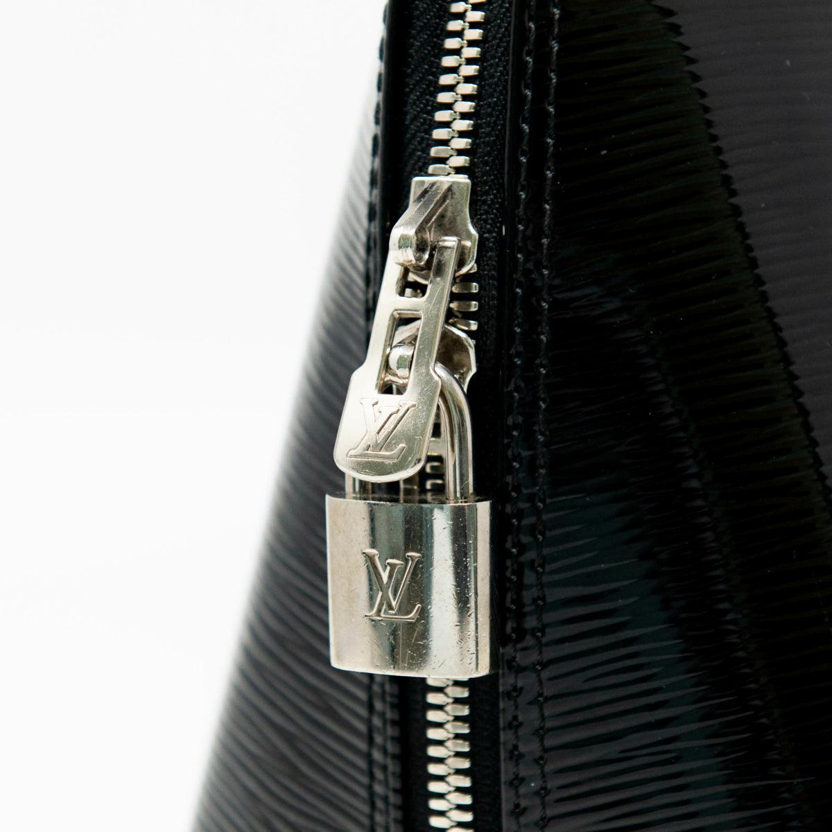 Louis Vuitton Black Electric Alma PM