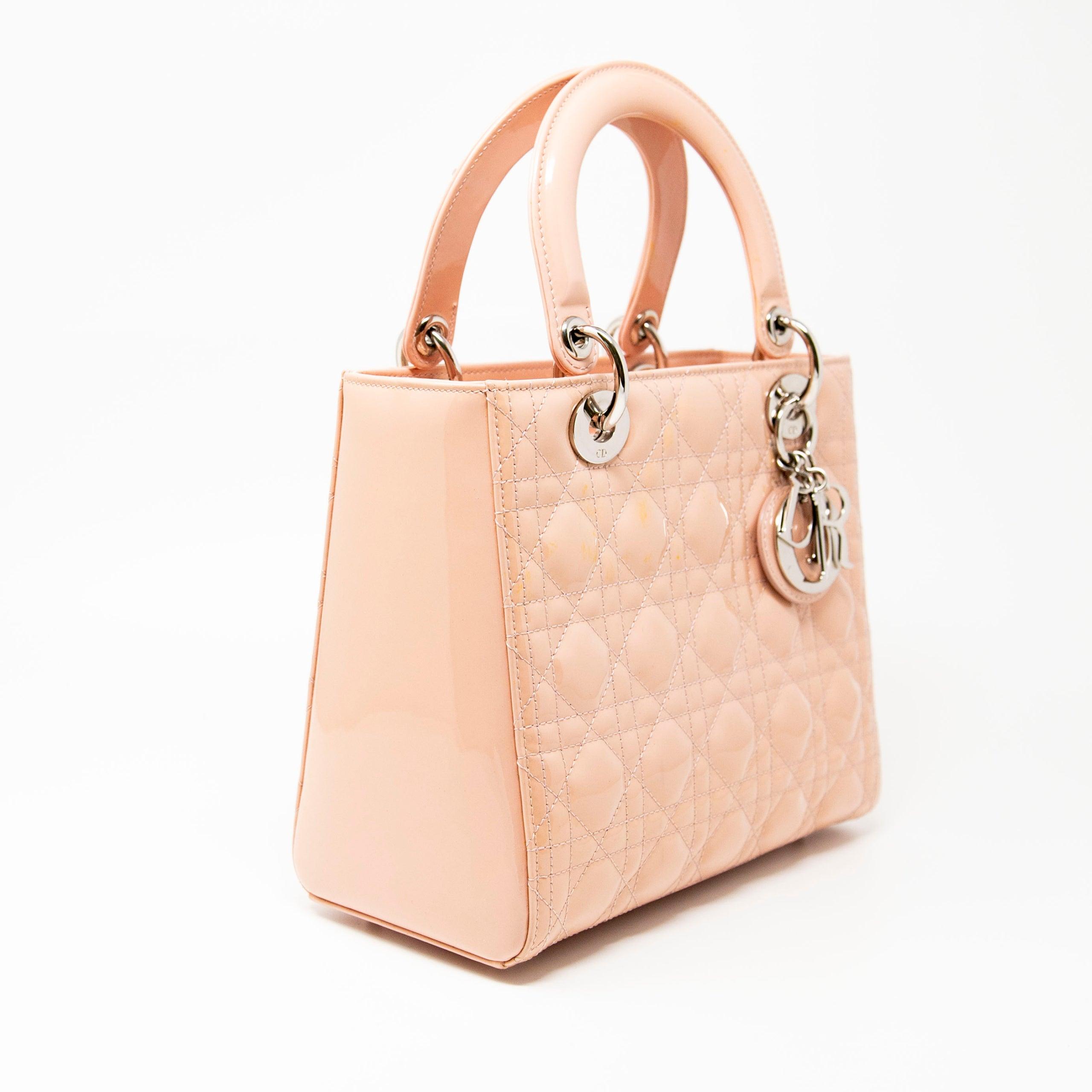 Dior Nude Patent Medium Lady Dior