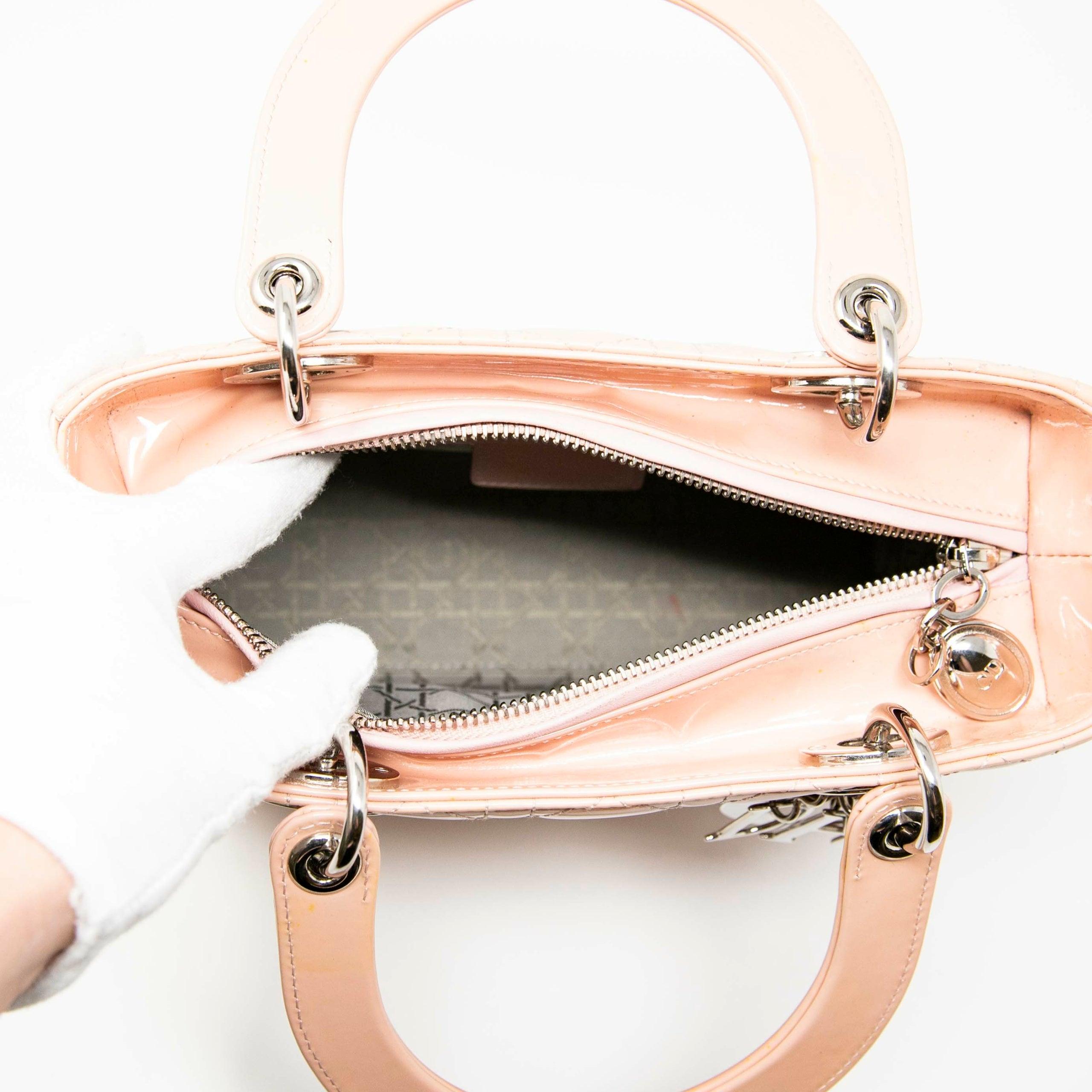 Dior Nude Patent Medium Lady Dior