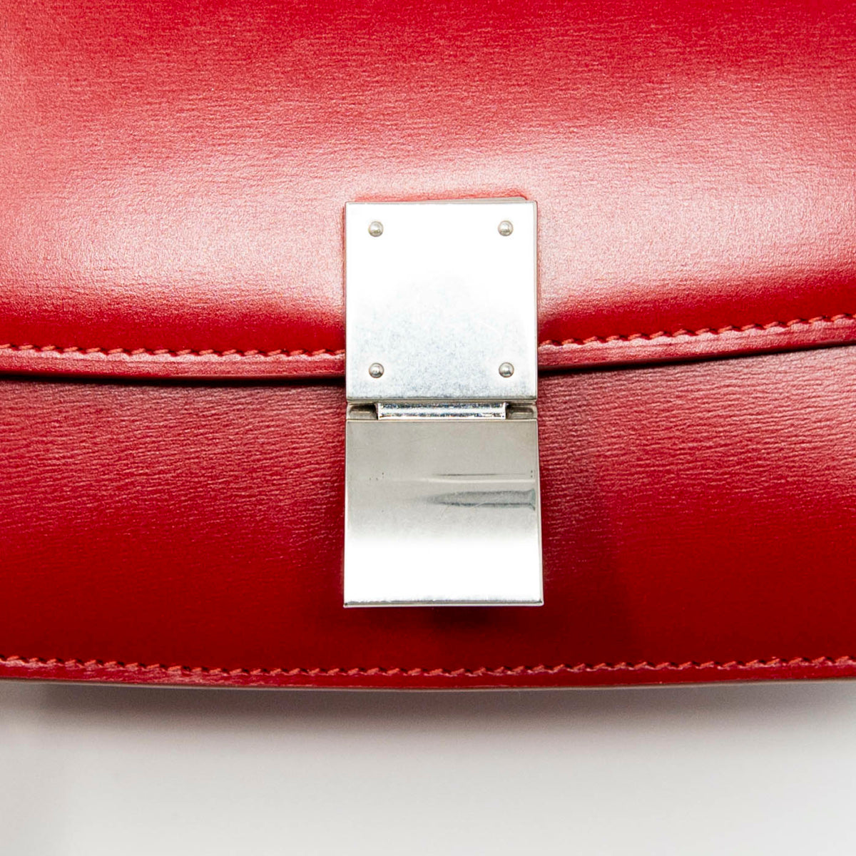 Celine Red Small Box Bag