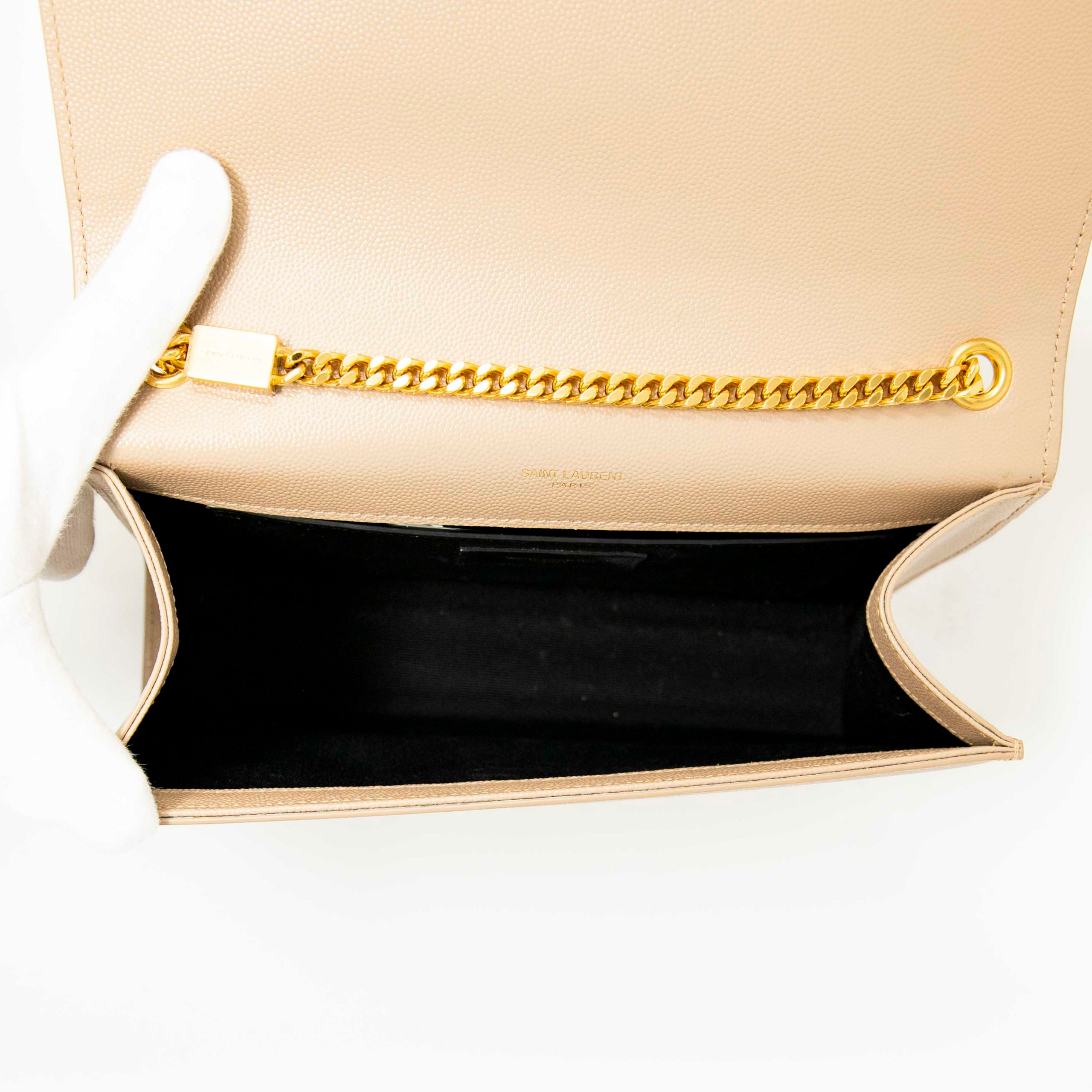 Saint Laurent Beige Medium Kate Bag