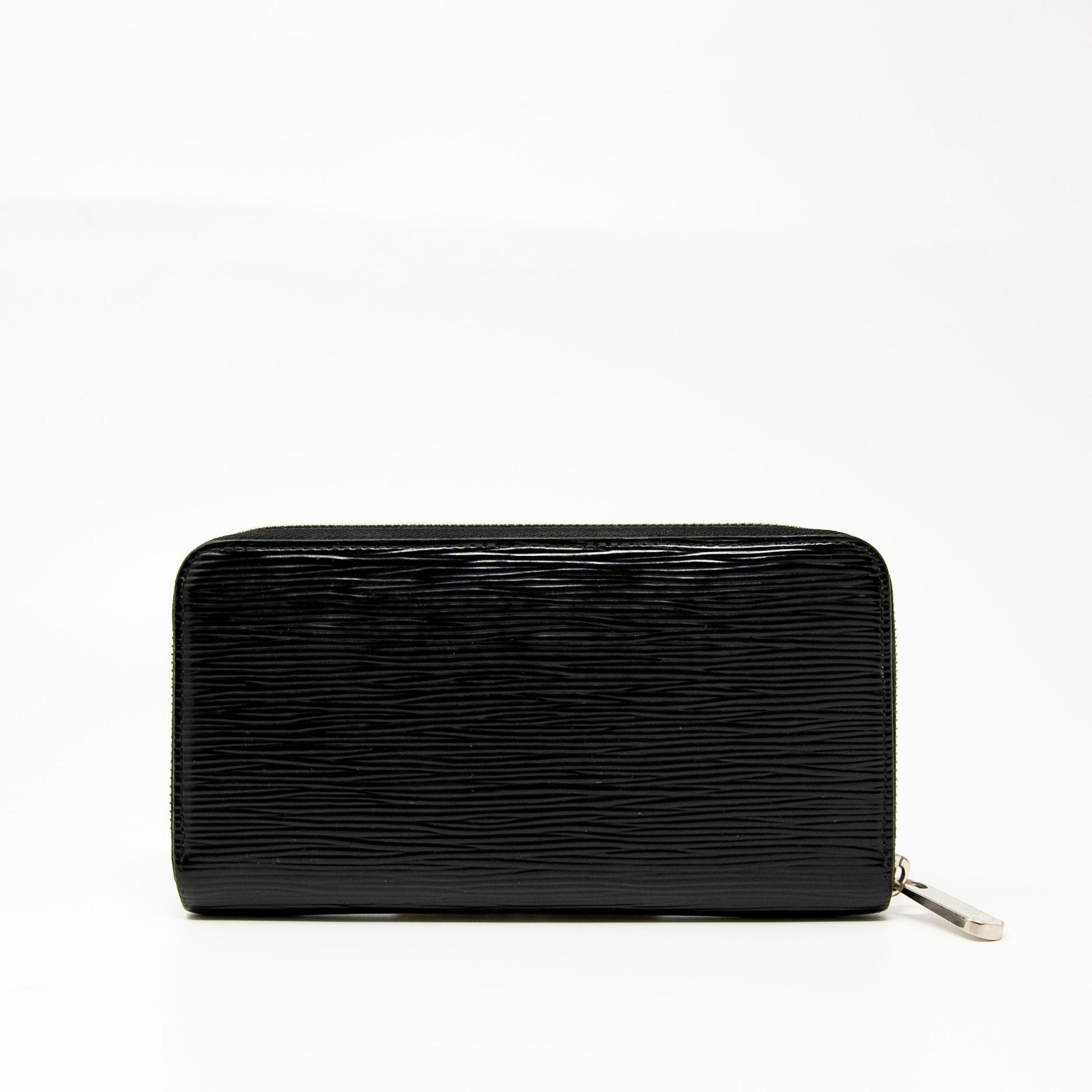 Louis Vuitton Black Epi Zippy Wallet