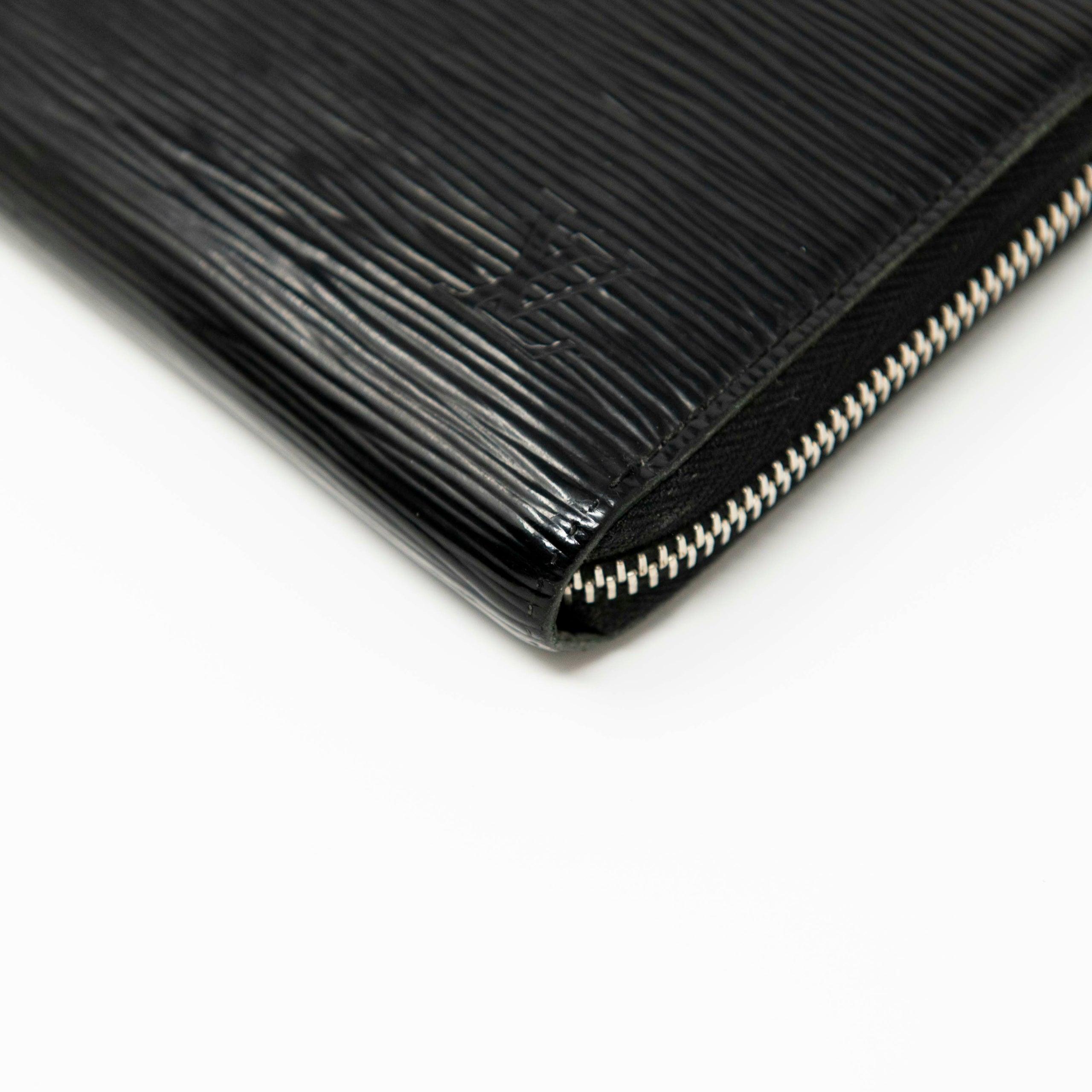Louis Vuitton Black Epi Zippy Wallet