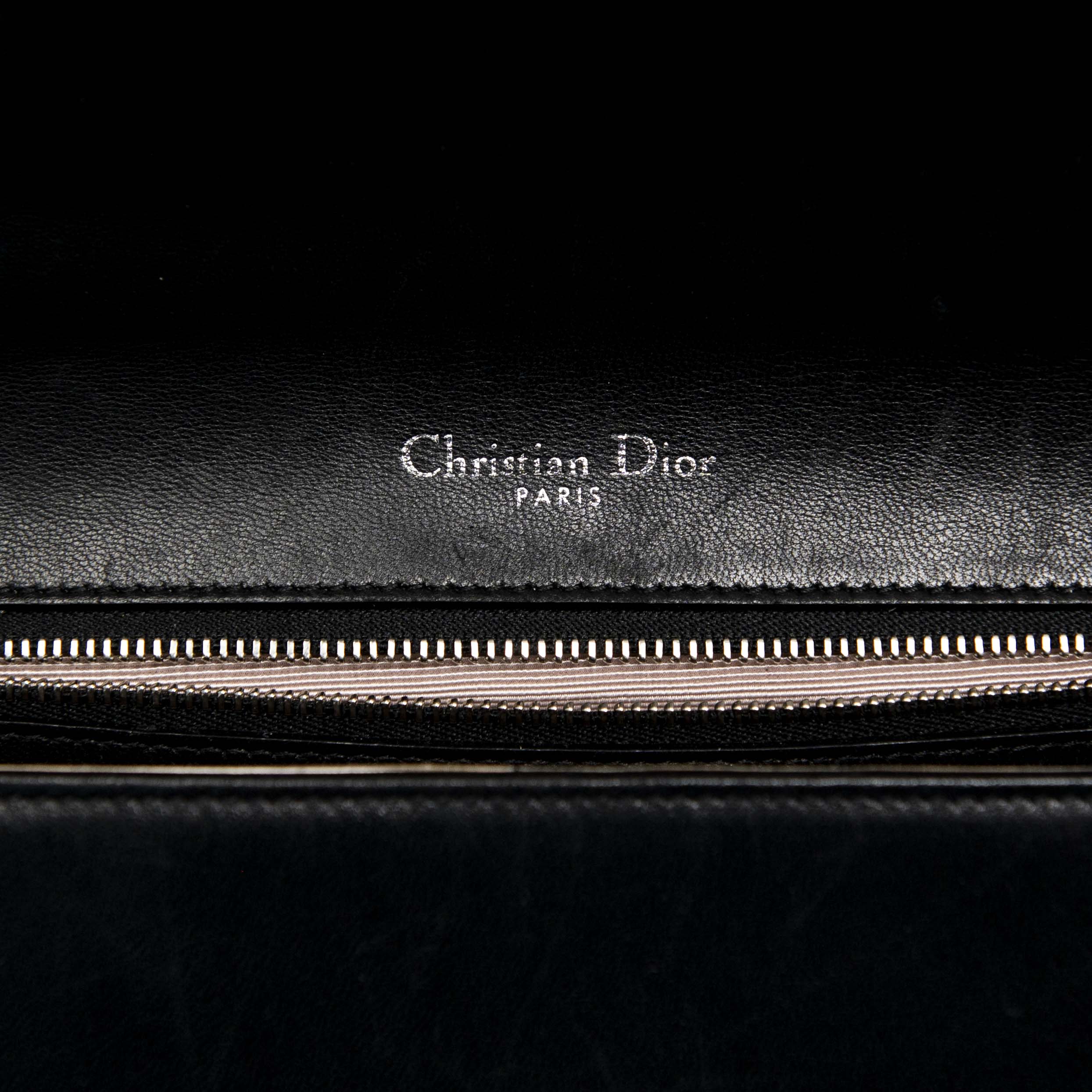 Dior Black Medium Diorama Flap