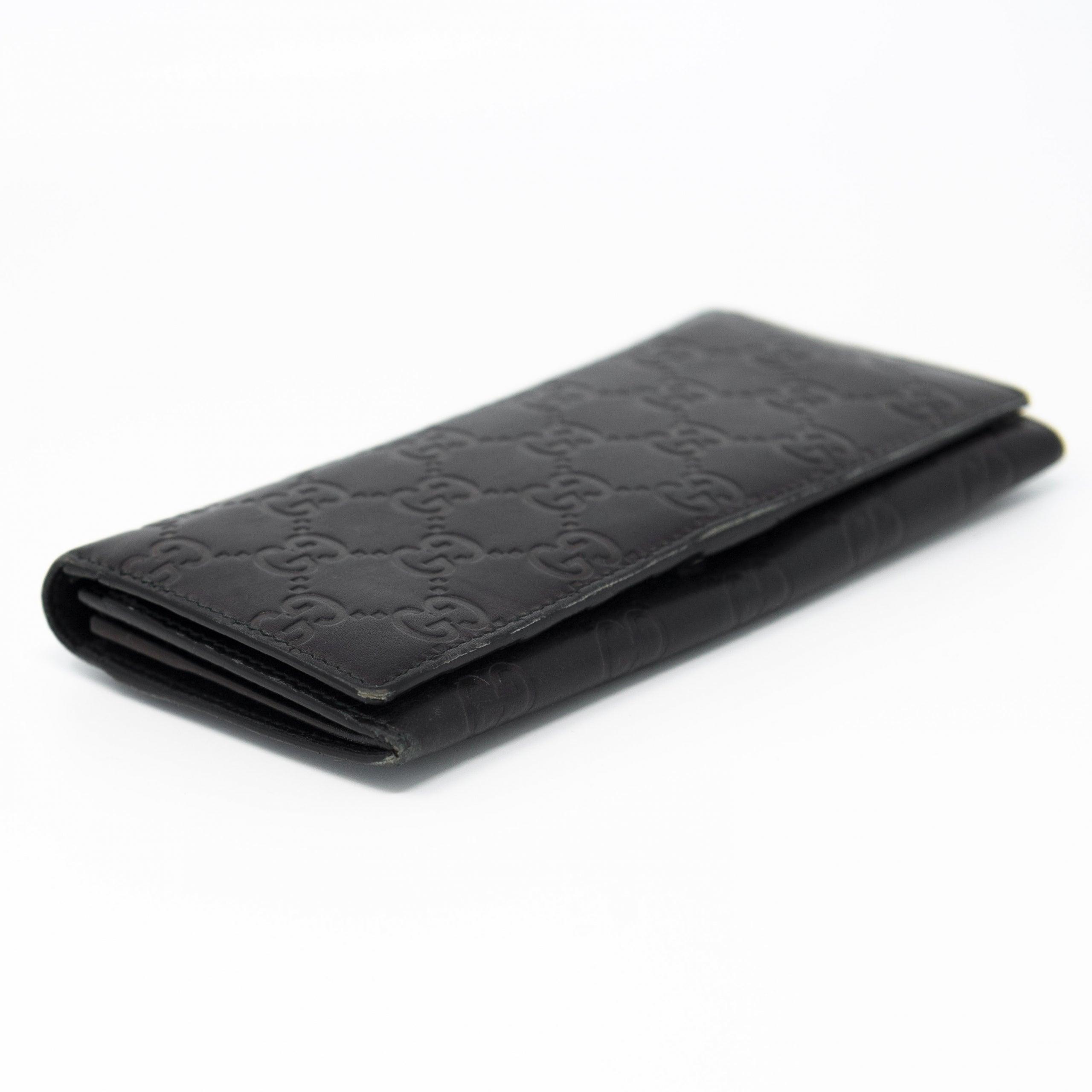 Gucci Brown GG Continental Long Wallet