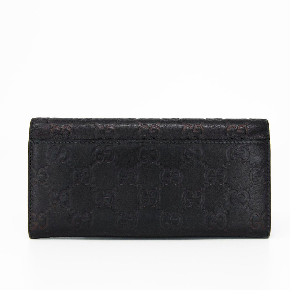 Gucci Brown GG Continental Long Wallet | Jadore Couture