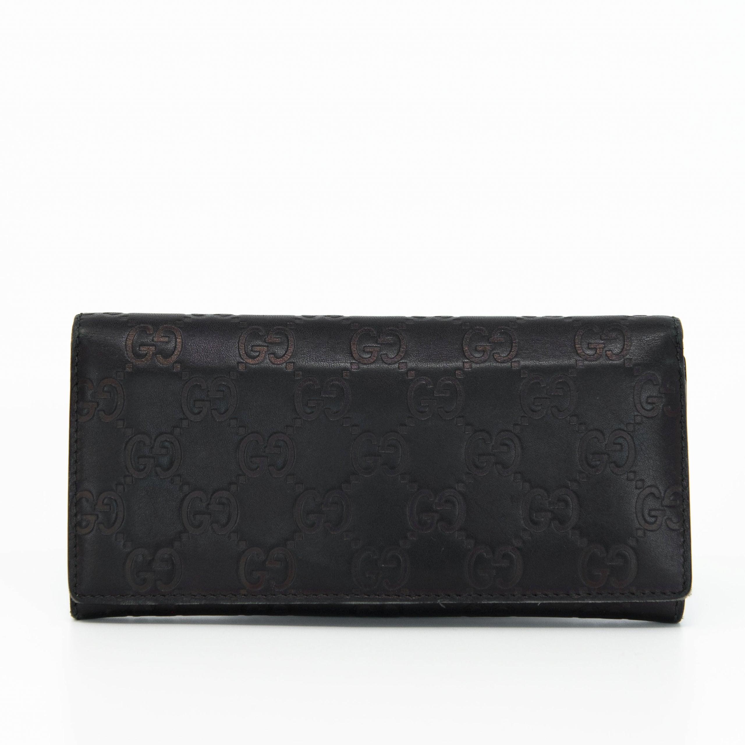 Gucci Brown GG Continental Long Wallet