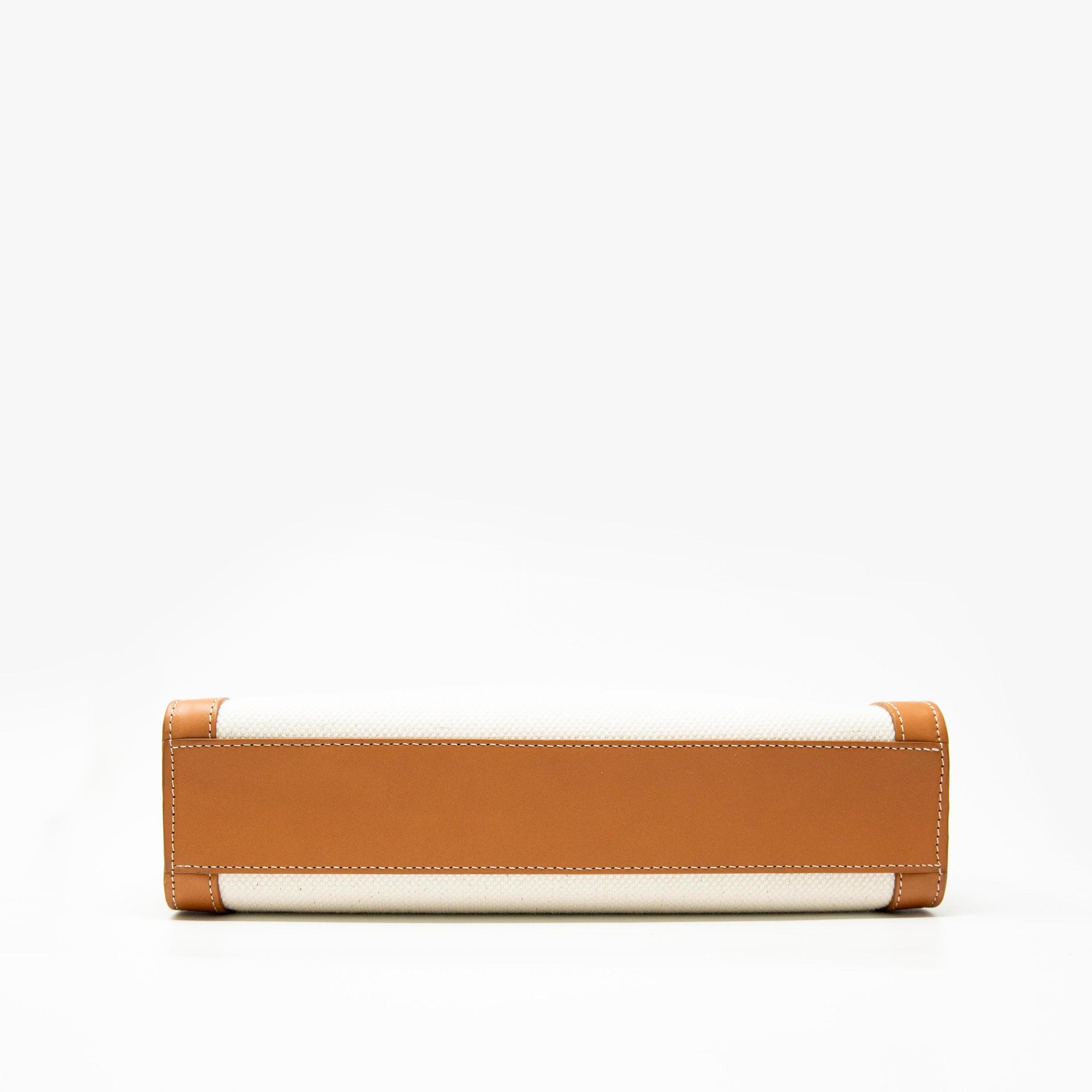 Celine Beige Small Vertical Cabas Tote