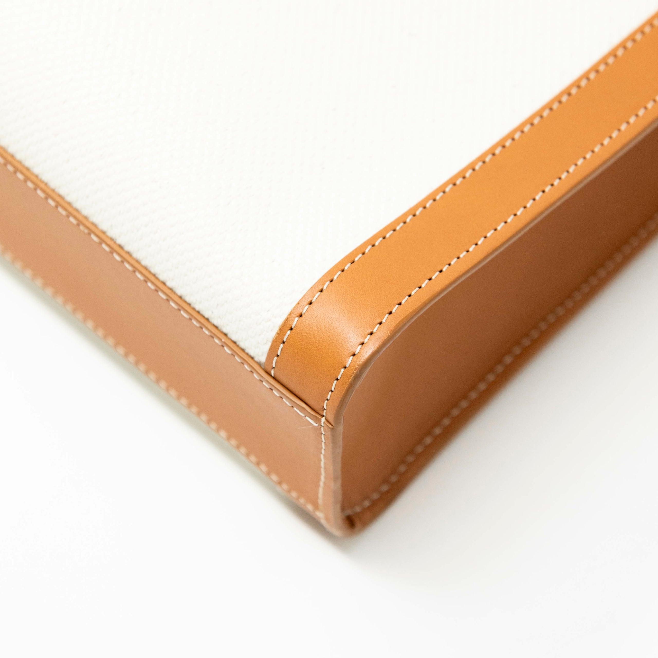 Celine Beige Small Vertical Cabas Tote