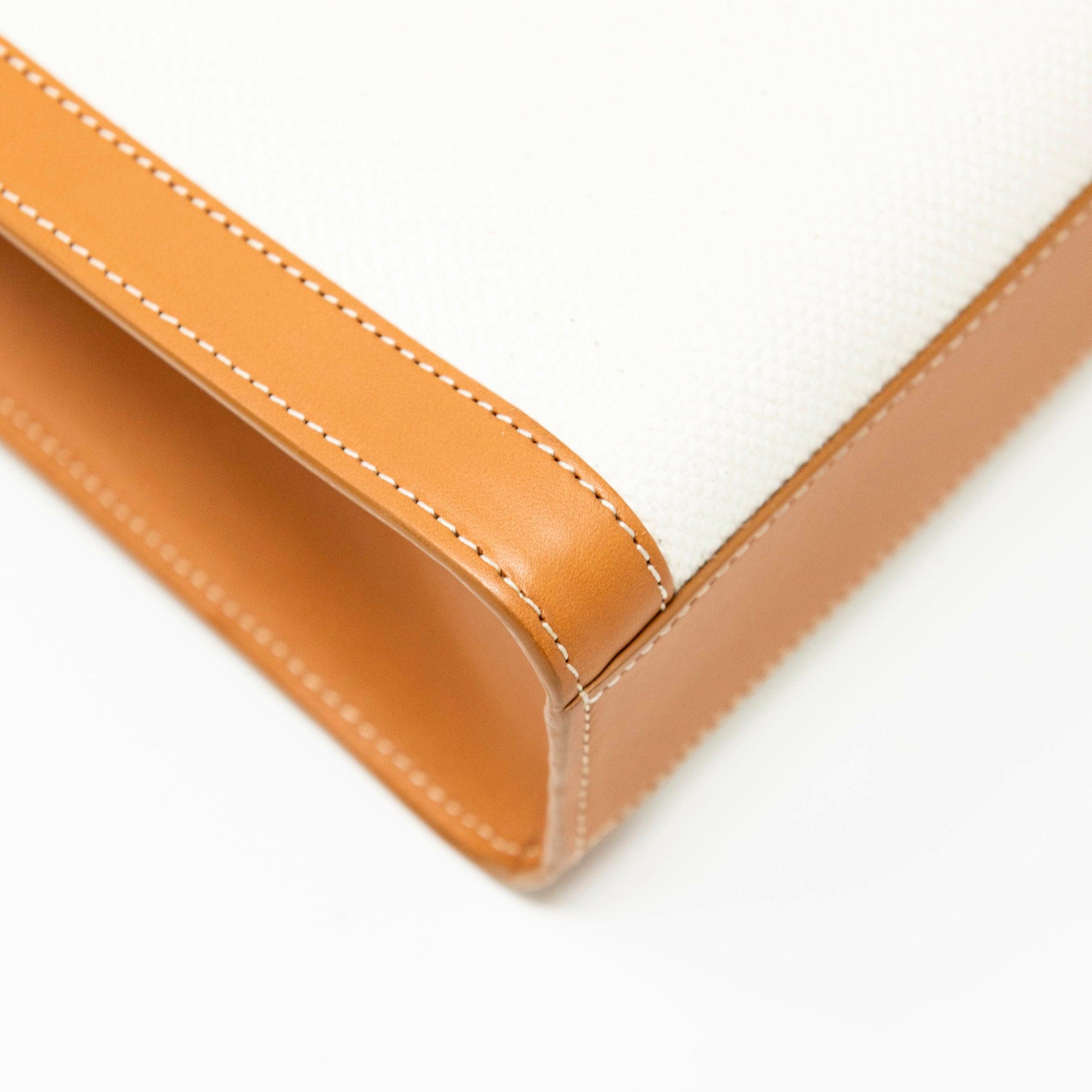 Celine Beige Small Vertical Cabas Tote