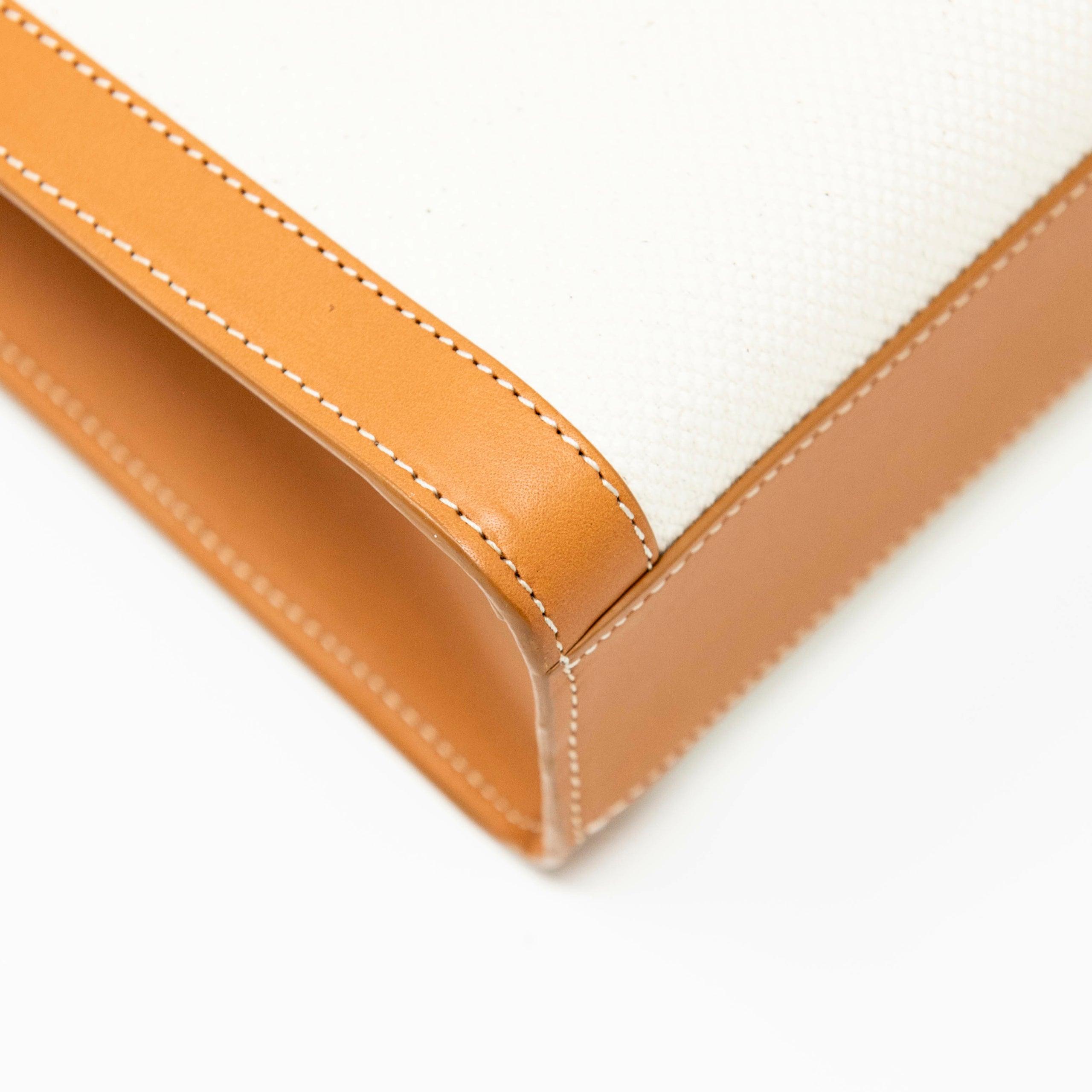 Celine Beige Small Vertical Cabas Tote